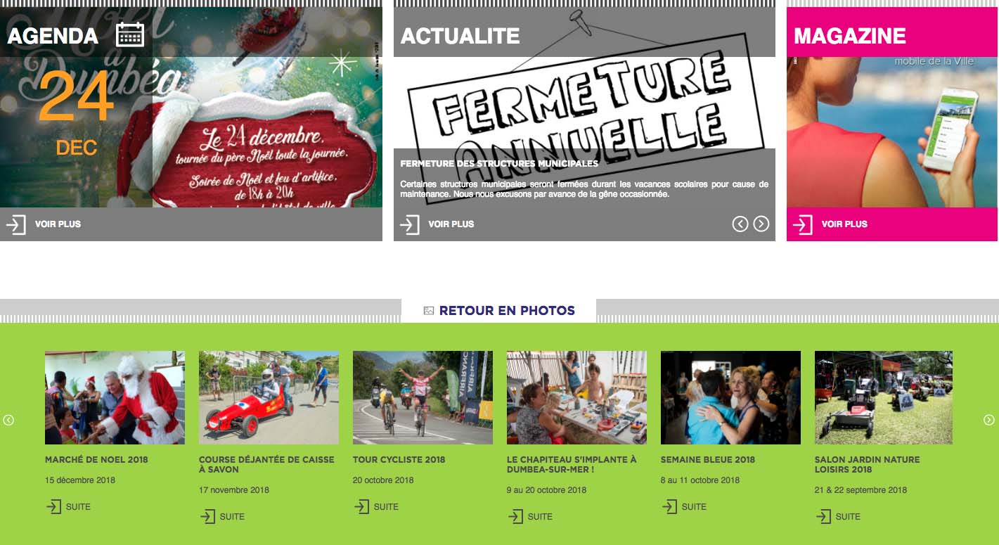 Dumbéa : le nouveau site internet de la ville en période de test | Les ...