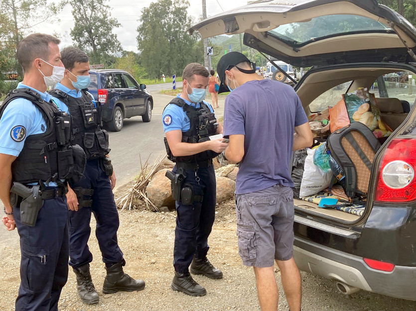 Vaste opération de gendarmerie à Dumbéa rivière Les Nouvelles