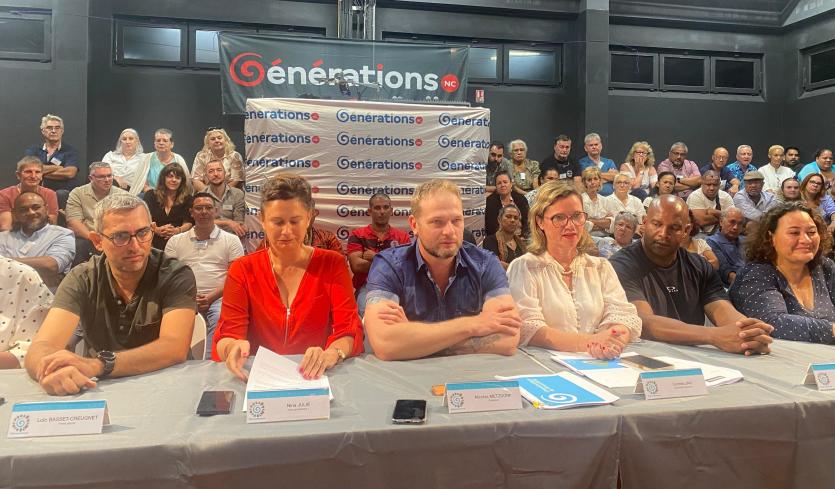 Générations NC revendique sa progression et s’aligne derrière Sonia Backès pour les provinciales