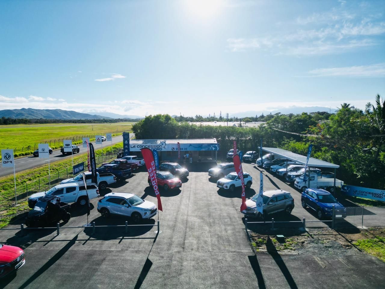Concession Automotors Changan à Koné, zone VKP, Nouvelle-Calédonie