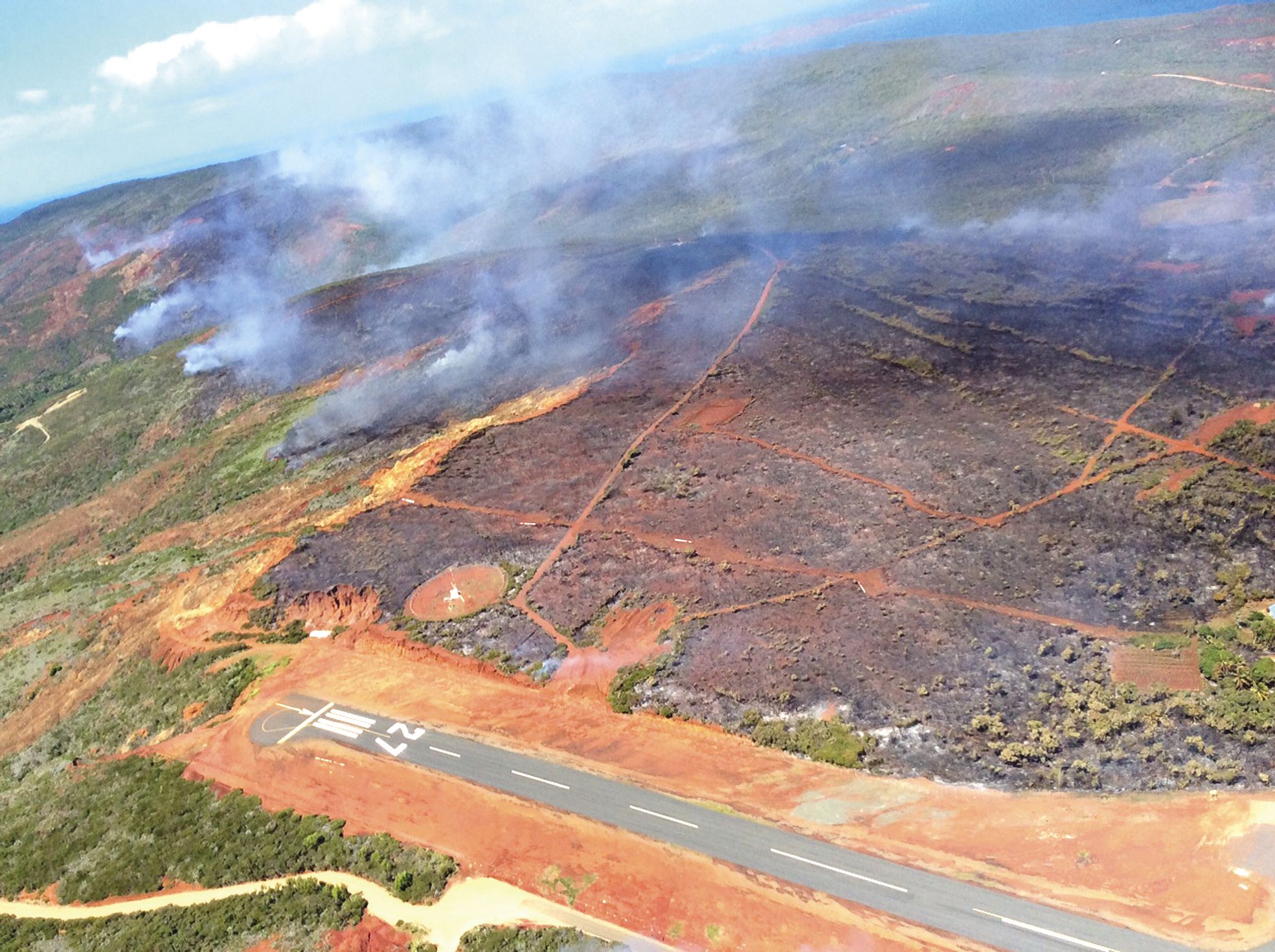 Les flammes ont ravagé environ 950 hectares de  végétation, selon un bilan établi hier par la Sécurité civile.