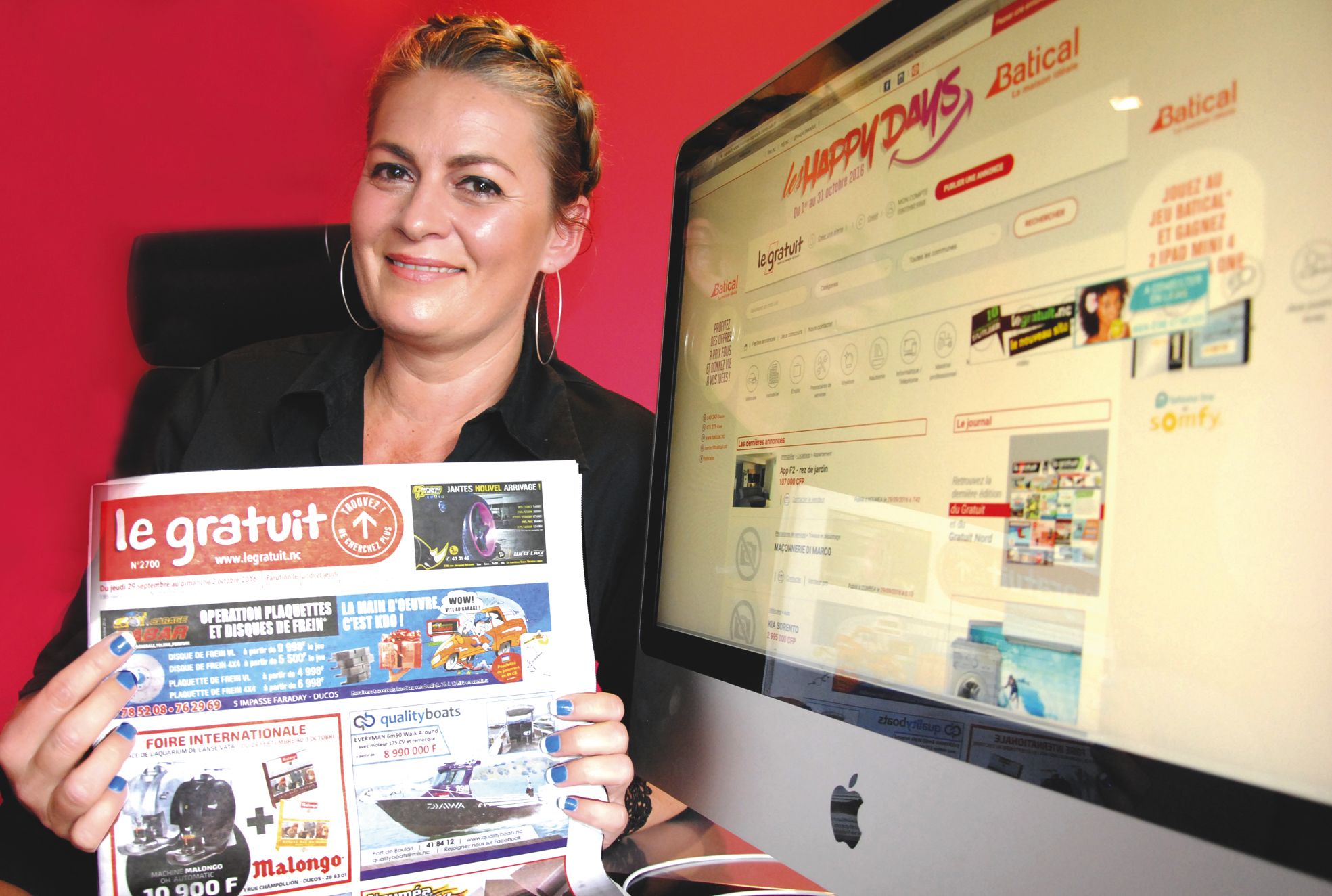 Johanna Jeandot n’entend pas dissocier papier et numérique : « les deux sont complémentaires ».