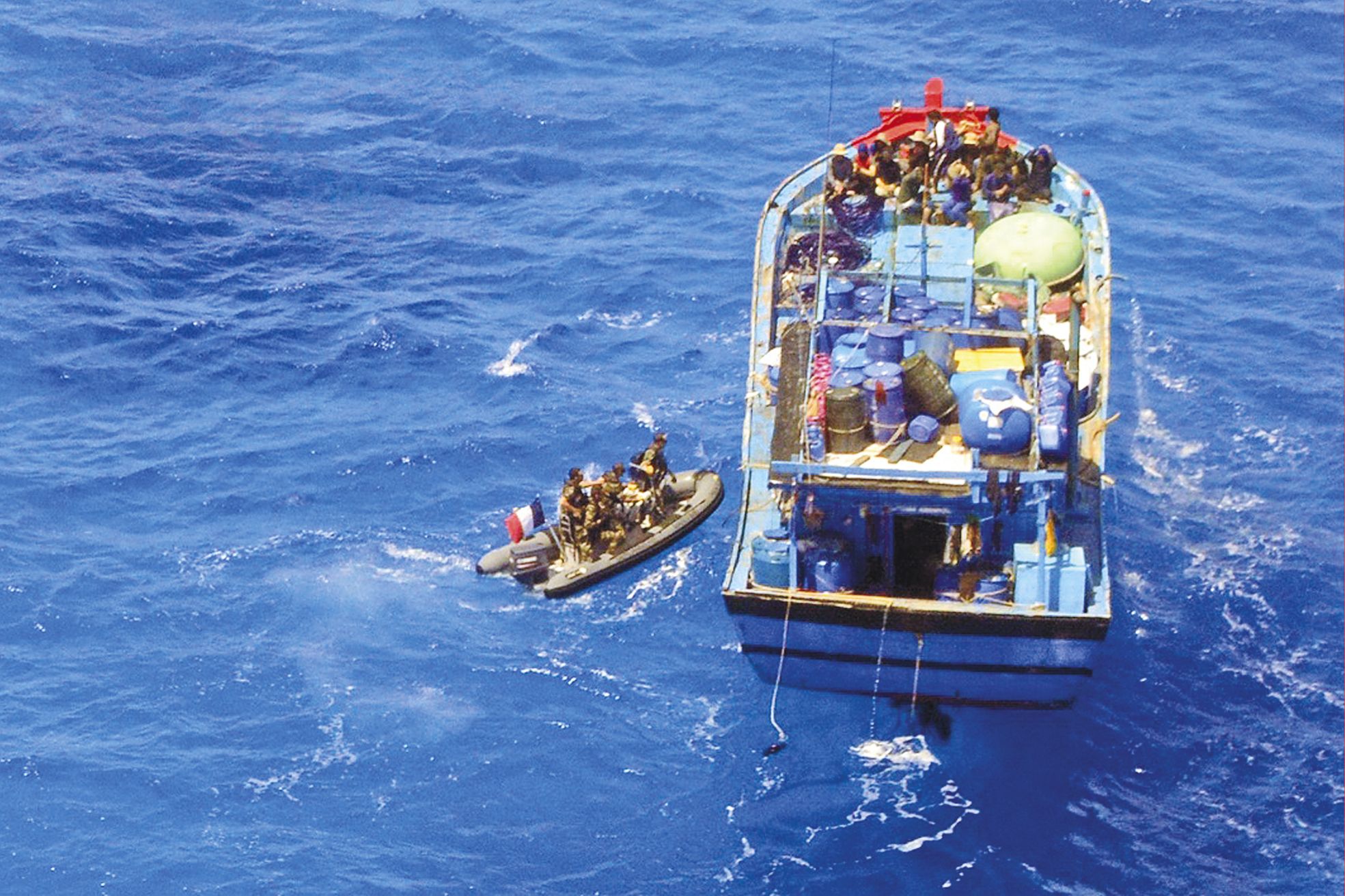 Un très important dispositif a été mis en place pour arraisonner le premier navire. Tous devraient être escortés vers Nouméa. Les capitaines risquent une nouvelle fois d’être jugés devant le tribunal correctionnel.