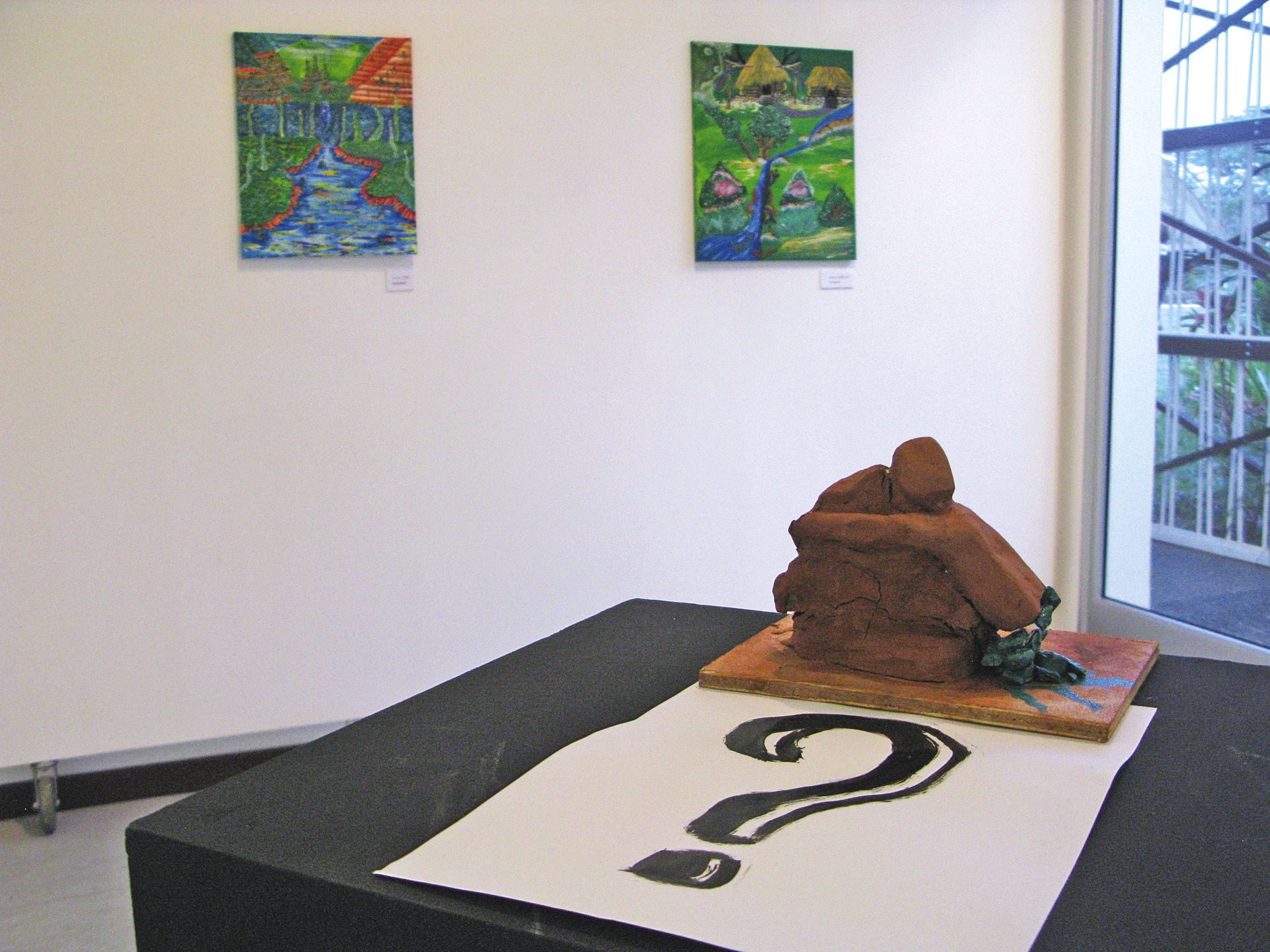 Plusieurs styles de peinture, mais aussi plusieurs supports, sont représentés dans « Expression ».