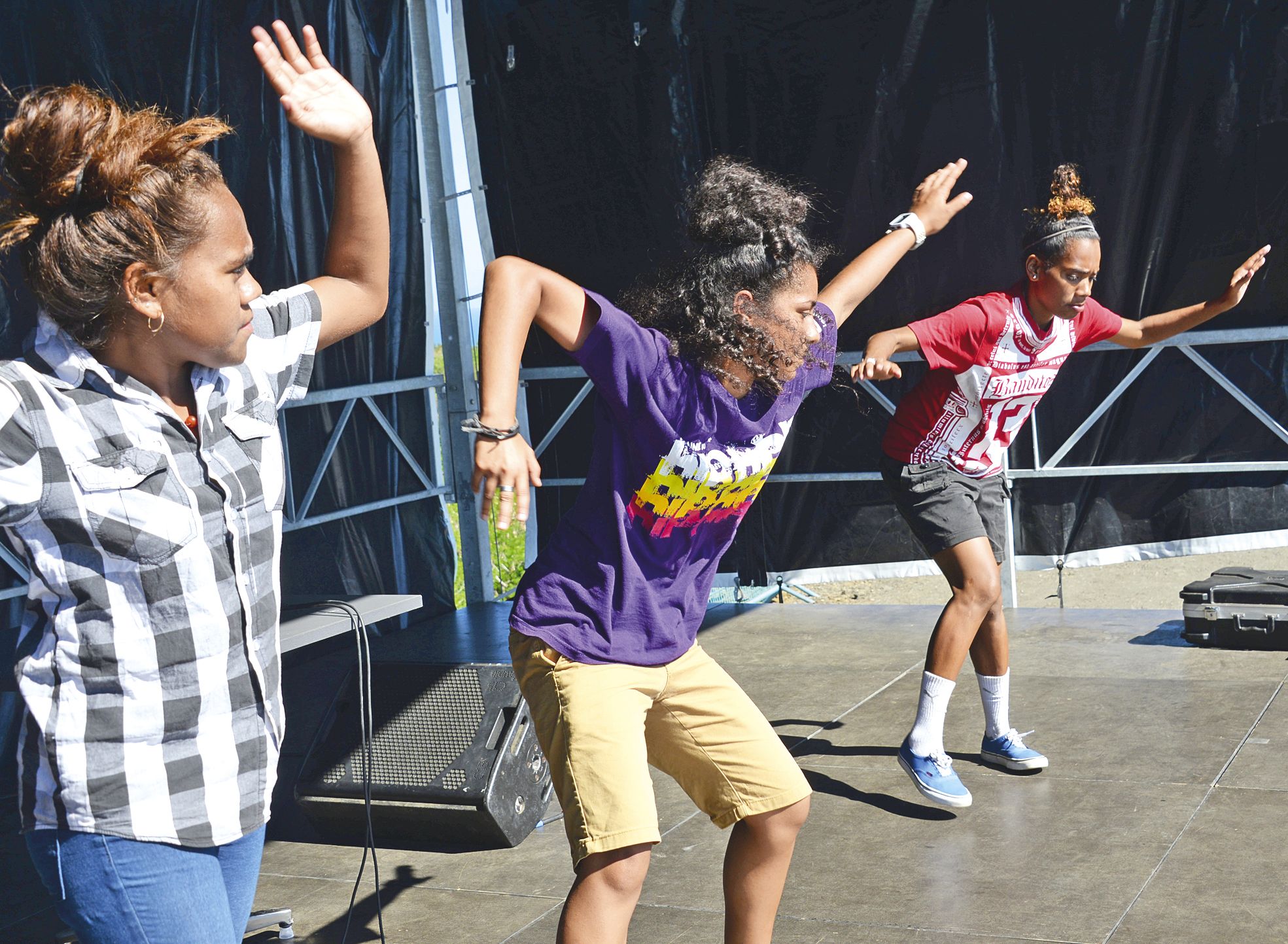 Les filles font partie intégrante de la culture hip-hop. Comme les danseuses de RS Impact et Hall Danse Addict.