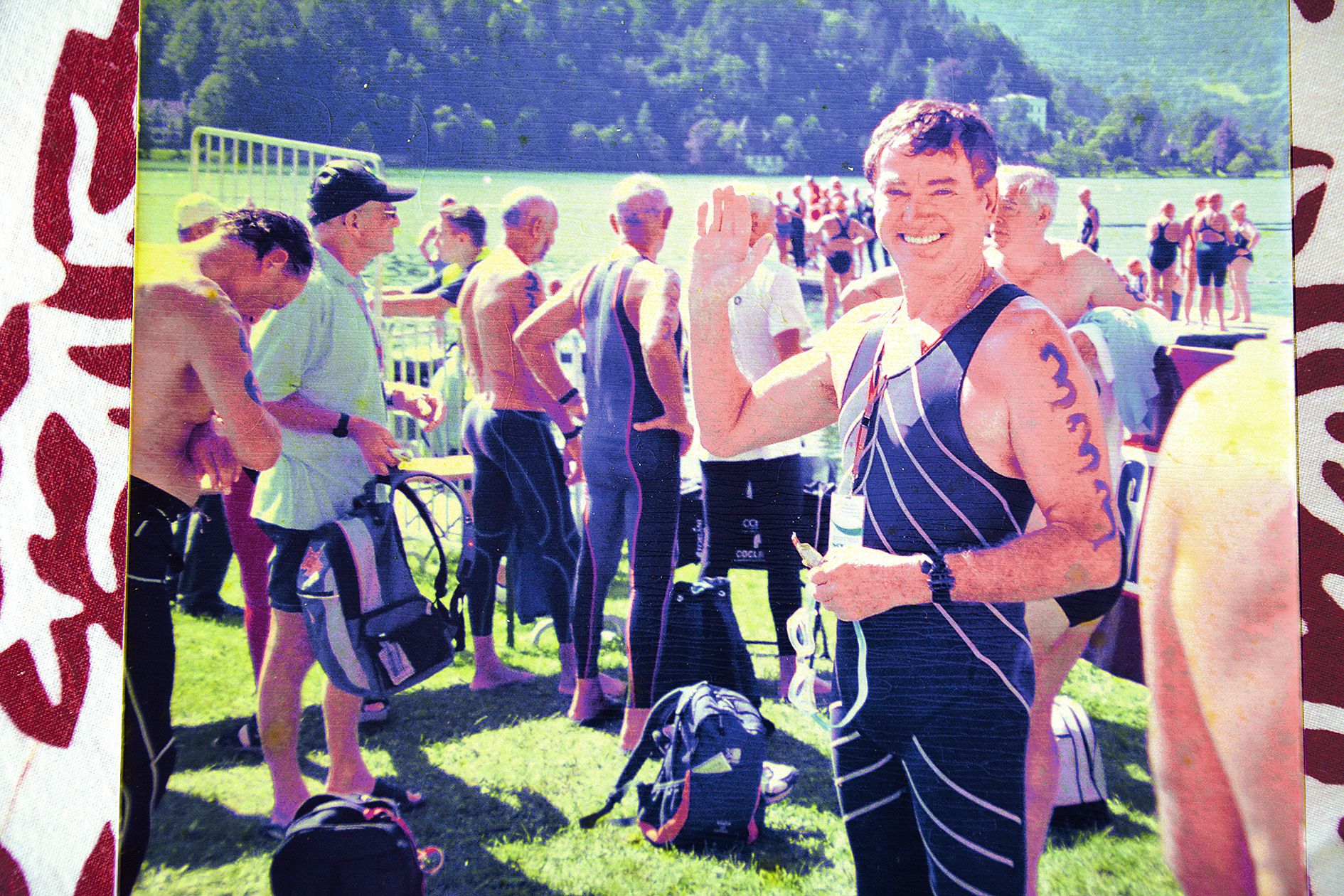 Ambarès (Gironde), 1992. Christian Araud ne sait nager que depuis deux ans mais participe déjà à toutes les compétitions nationales en eau libre.