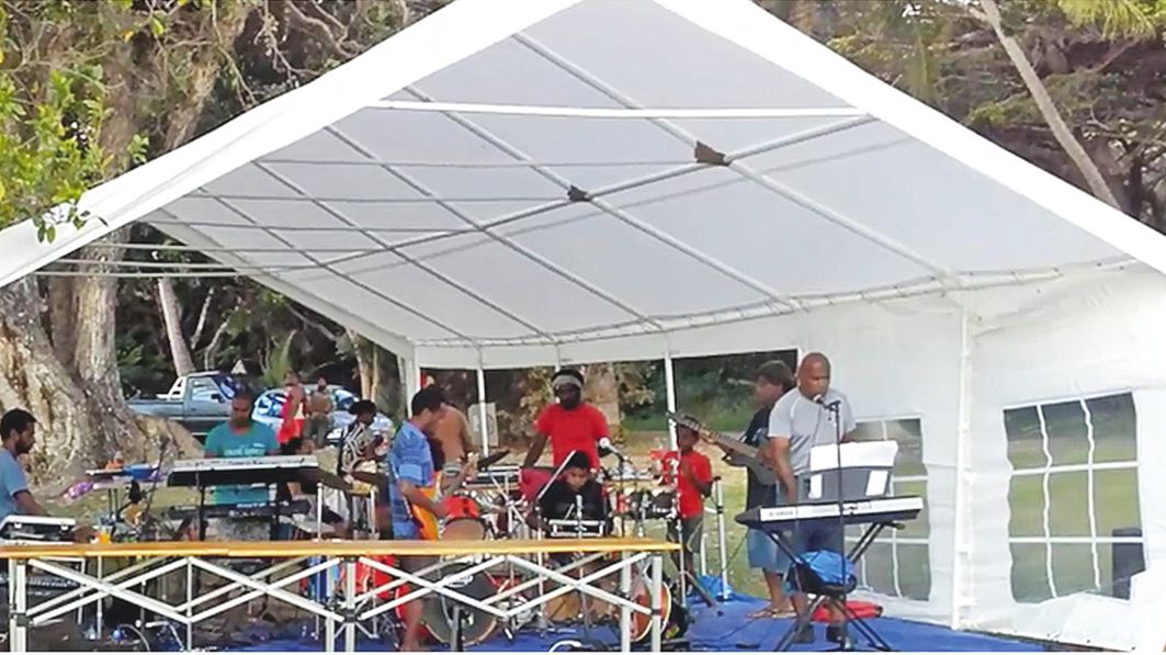 Un plateau musical a été mis à disposition afin que les jeunes ou moins talents puissent s’exprimer.