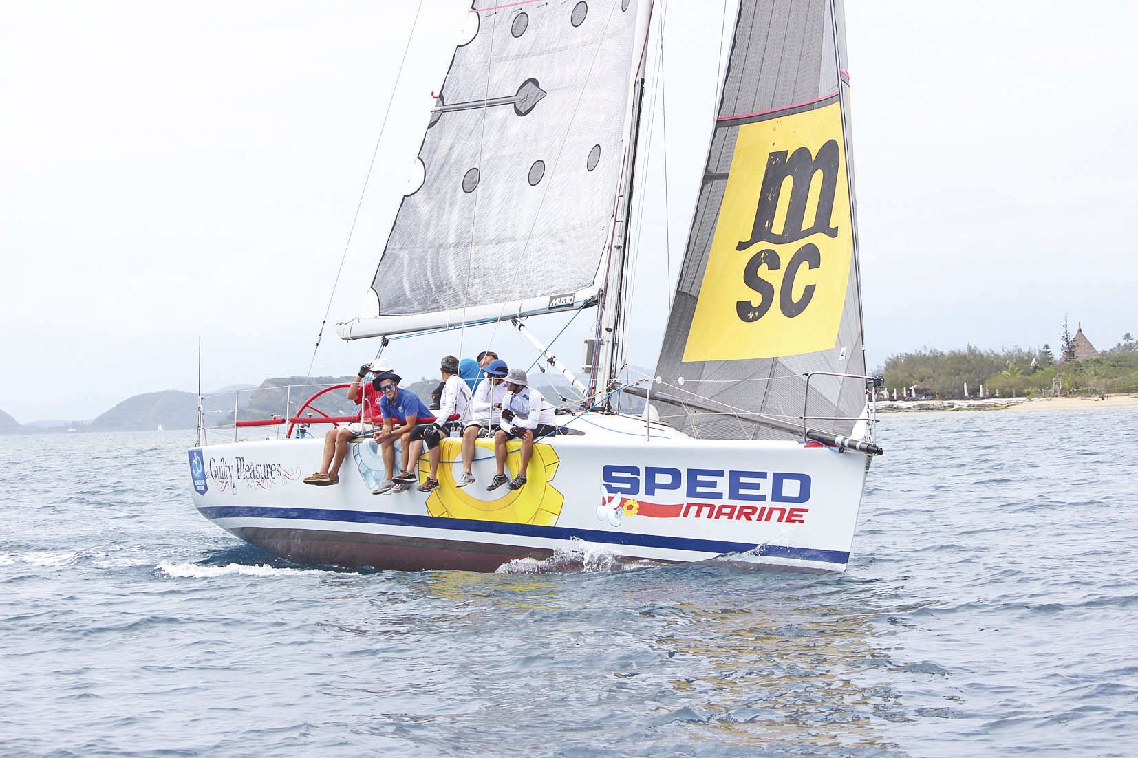 Contrairement à Eye Candy, ce ne sera pas l’équipage habituel de Speed Marine-MSC qui régatera ce week-end.