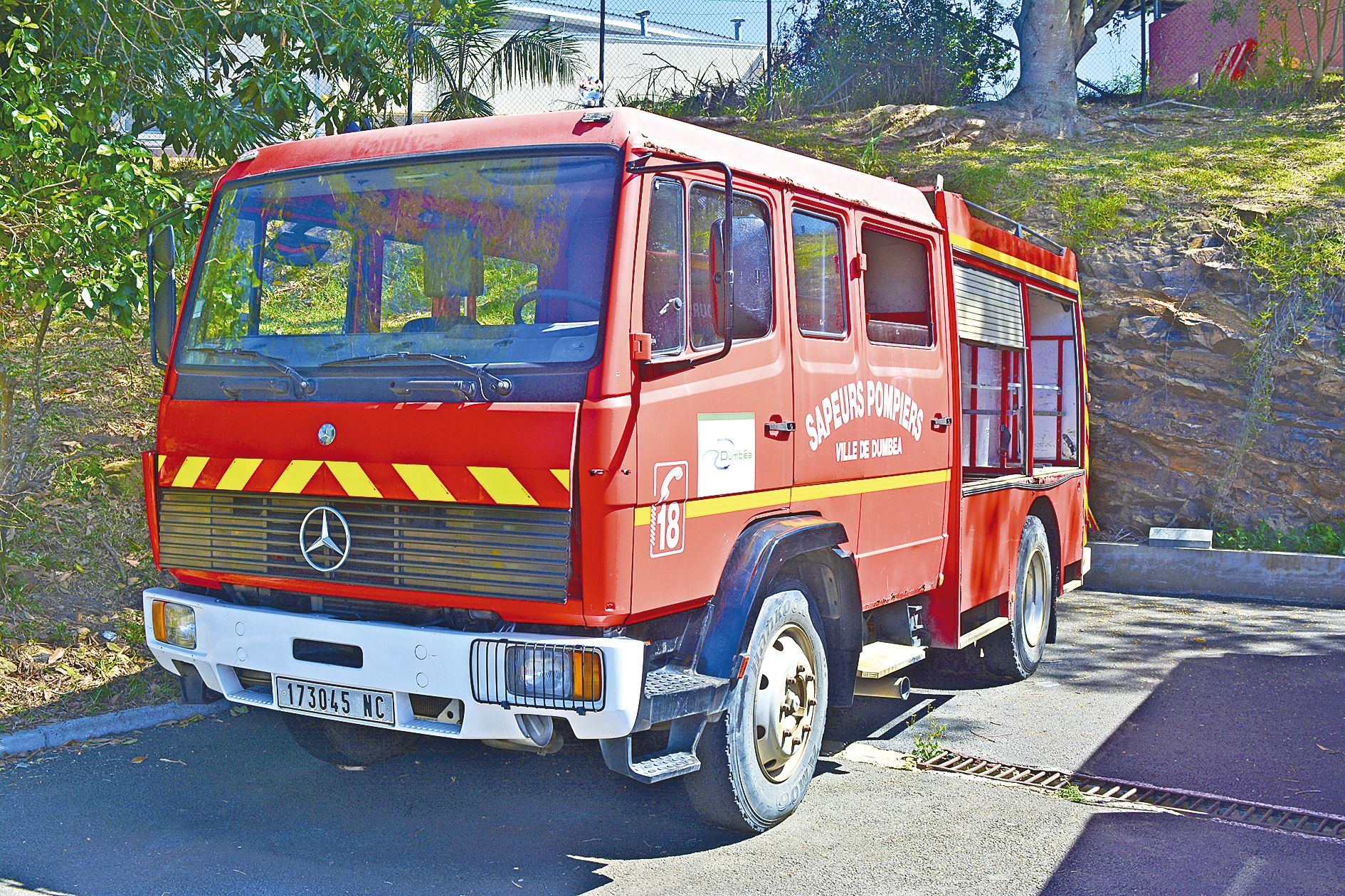 Le camion de pompier de la caserne de Dumbéa s’est vendu pour seulement 350 000 francs.