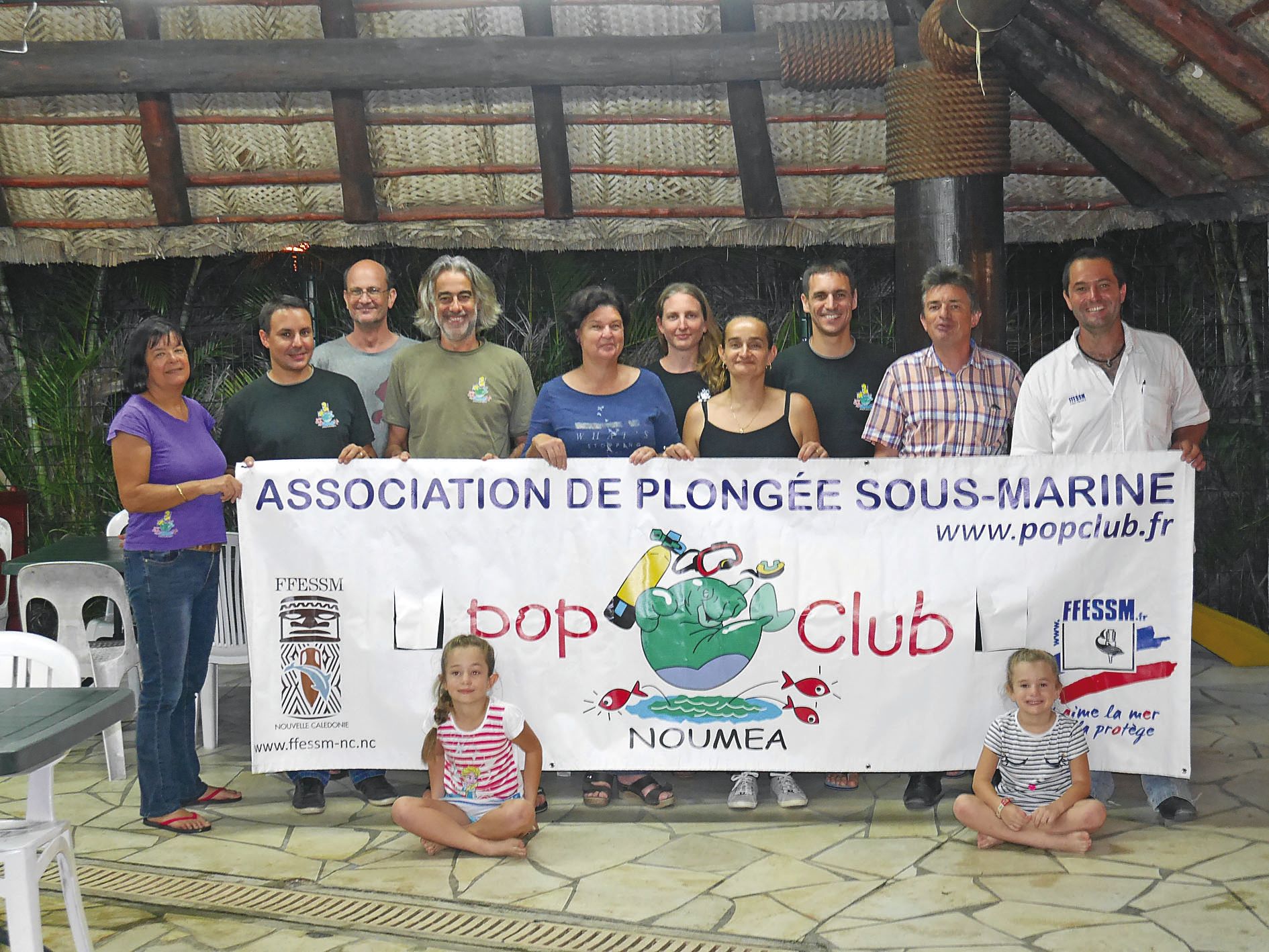 Le bureau de l’association POP réuni au CNC. 