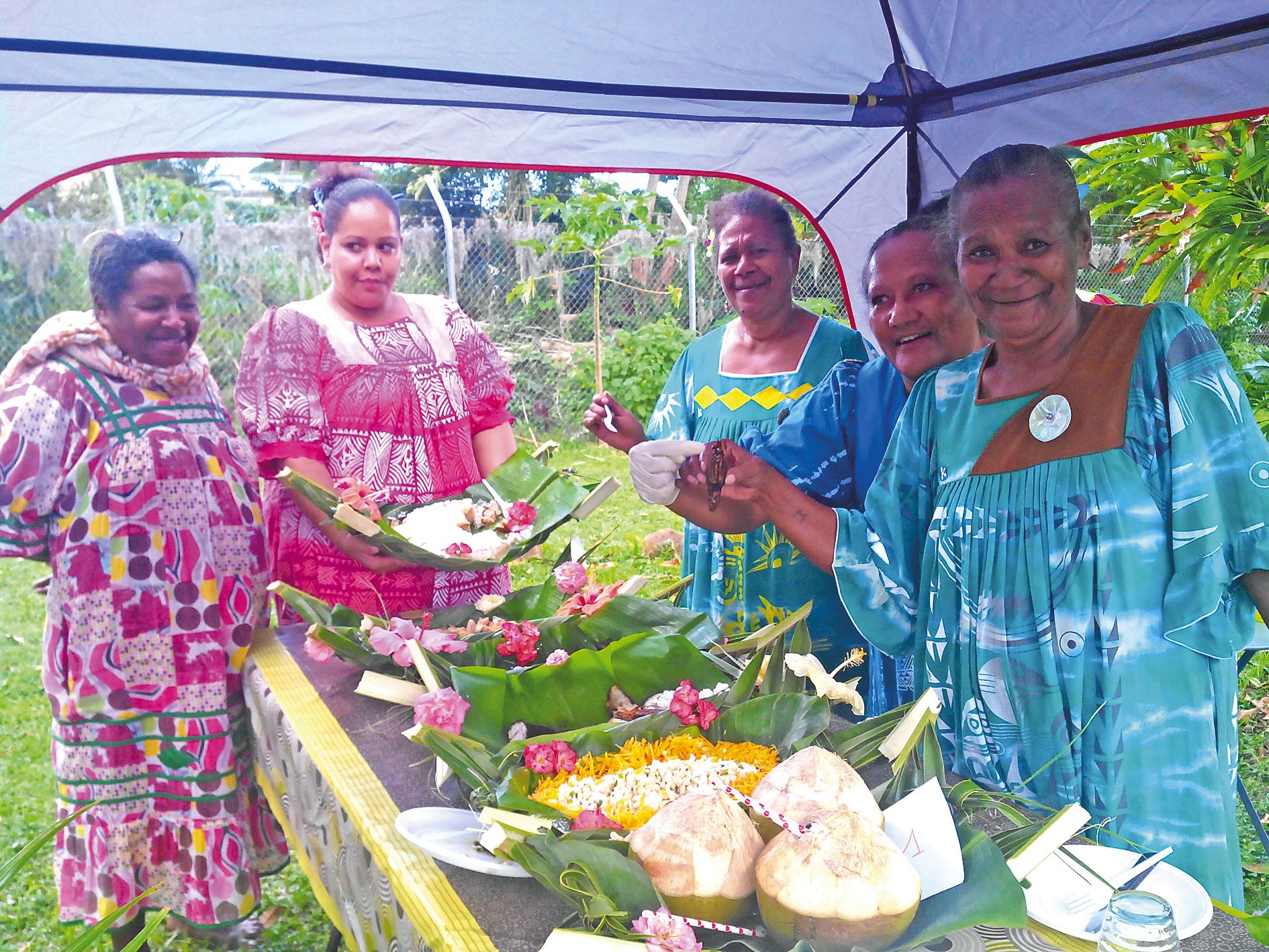 Les participantes au concours de menus à base d’igname avaient déployé toute leur  imagination pour impressionner le jury : salade, gâteaux, gratins…
