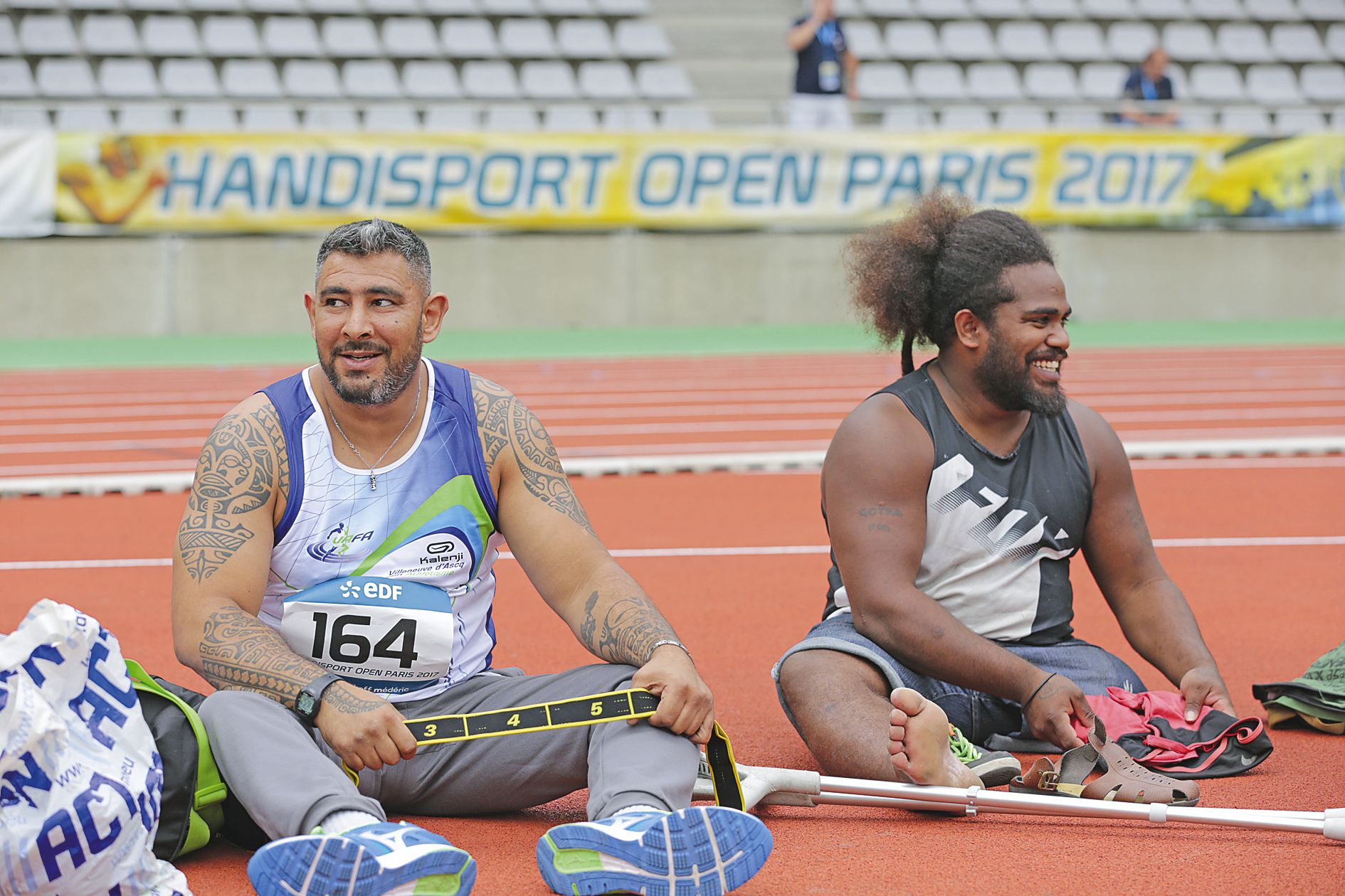 Nicolas Marfil est originaire d’Ouvéa, Marcelin Walico de Lifou, ils étaient tous les deux sur le podium au poids.