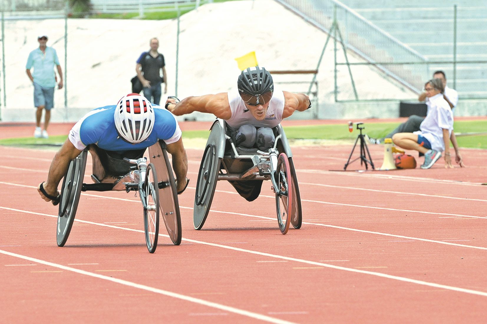 Pierre Fairbank et Nicolas Brignone, inséparables à l’entraînement tenteront de se retrouver en finale sur la piste londonienne.