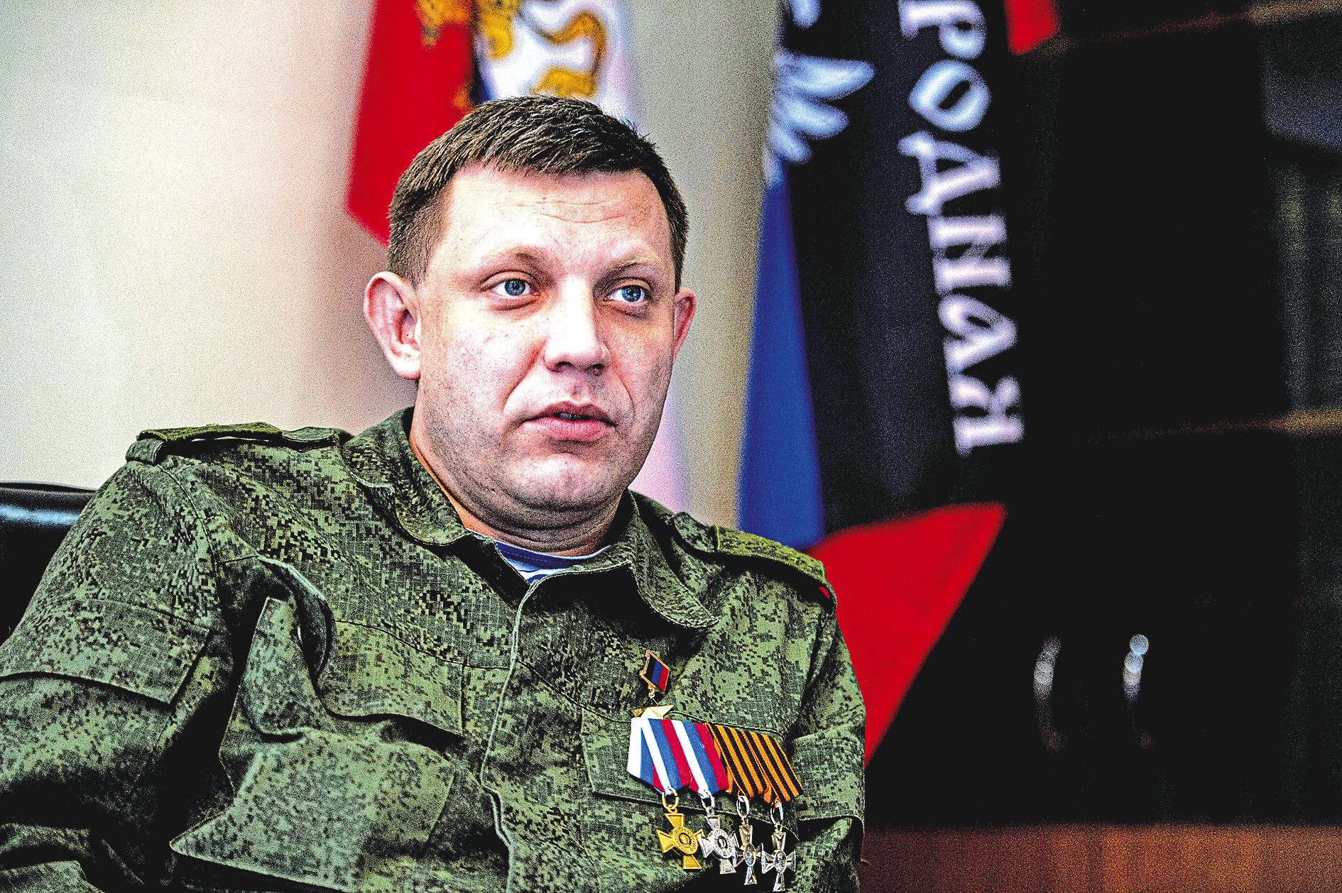 Alexandre Zakhartchenko, chef de la « république » rebellede Donetsk.