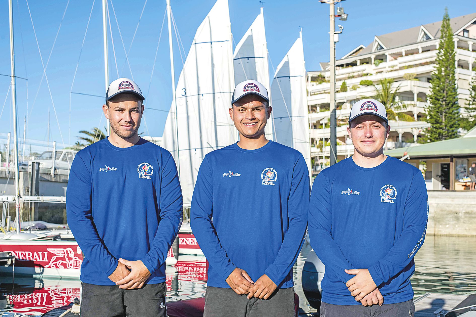 Kim Goetz, Cyril Fortin et Jérémy Picot sont les trois membres de l’équipage français au Mondial jeunes.