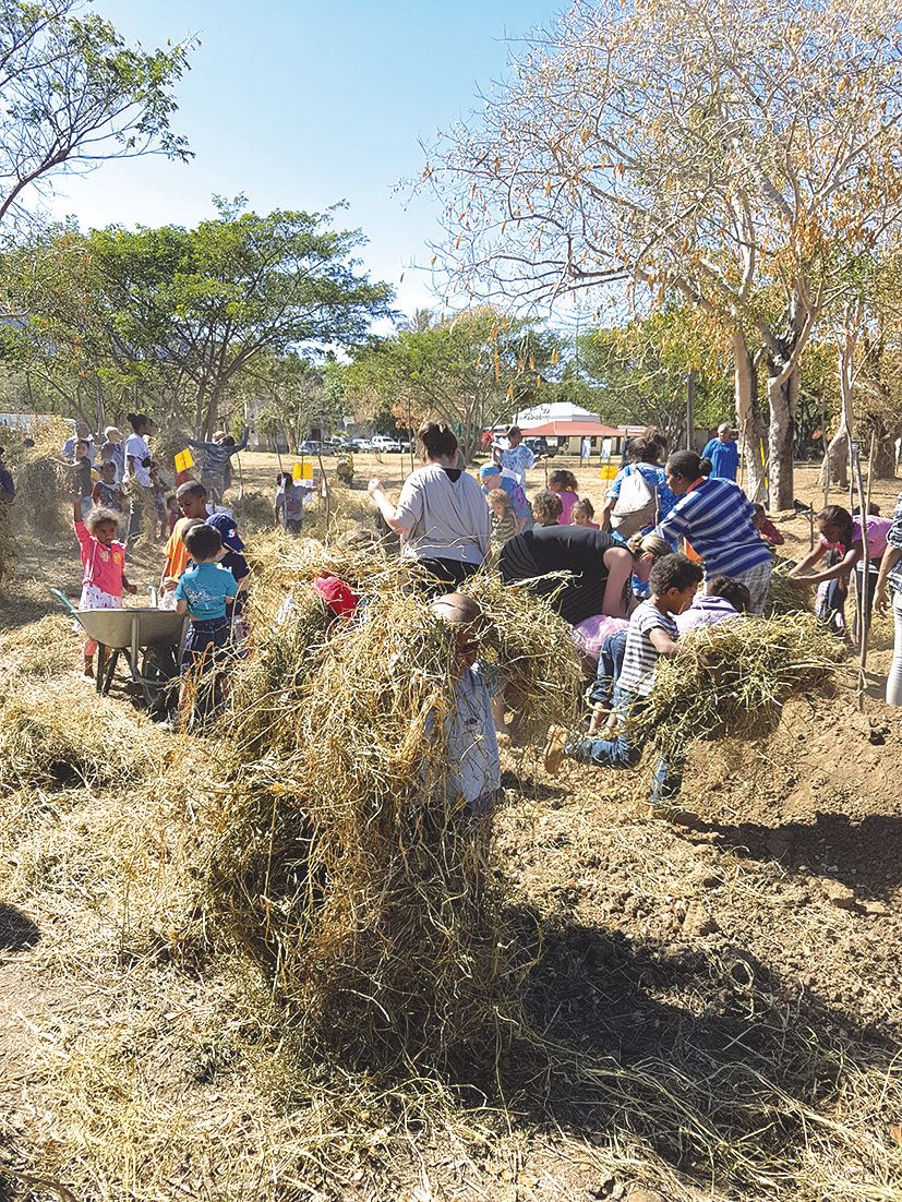 L’empaillage a présenté des difficultés inattendues.