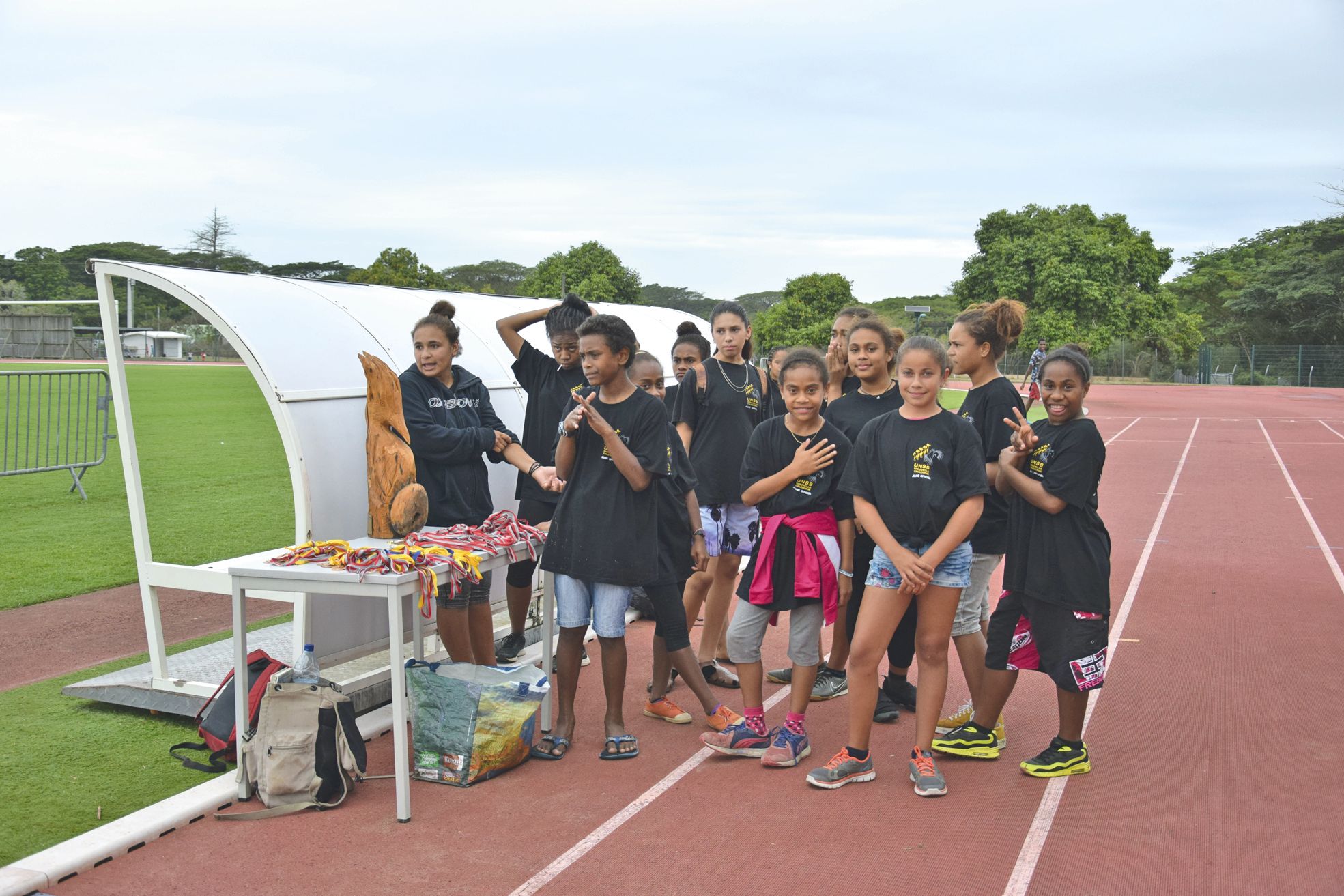 Les jeunes officiels UNSS se sont affairés pour que la  journée soit réussie.