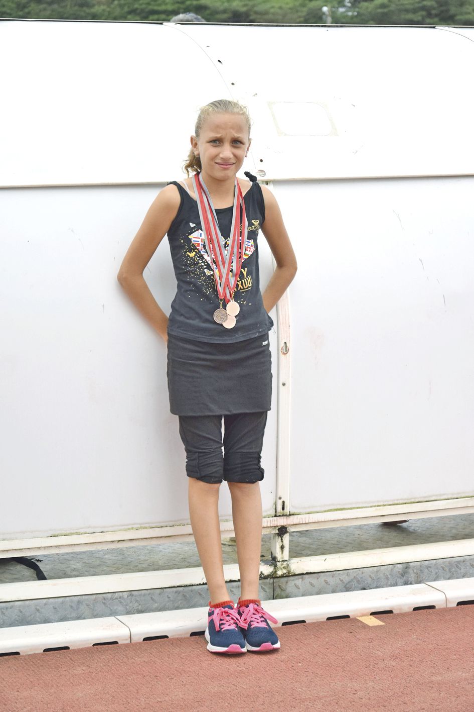 Taïna du collège de Koumac a remporté trois médailles : deux en bronze et une en or.