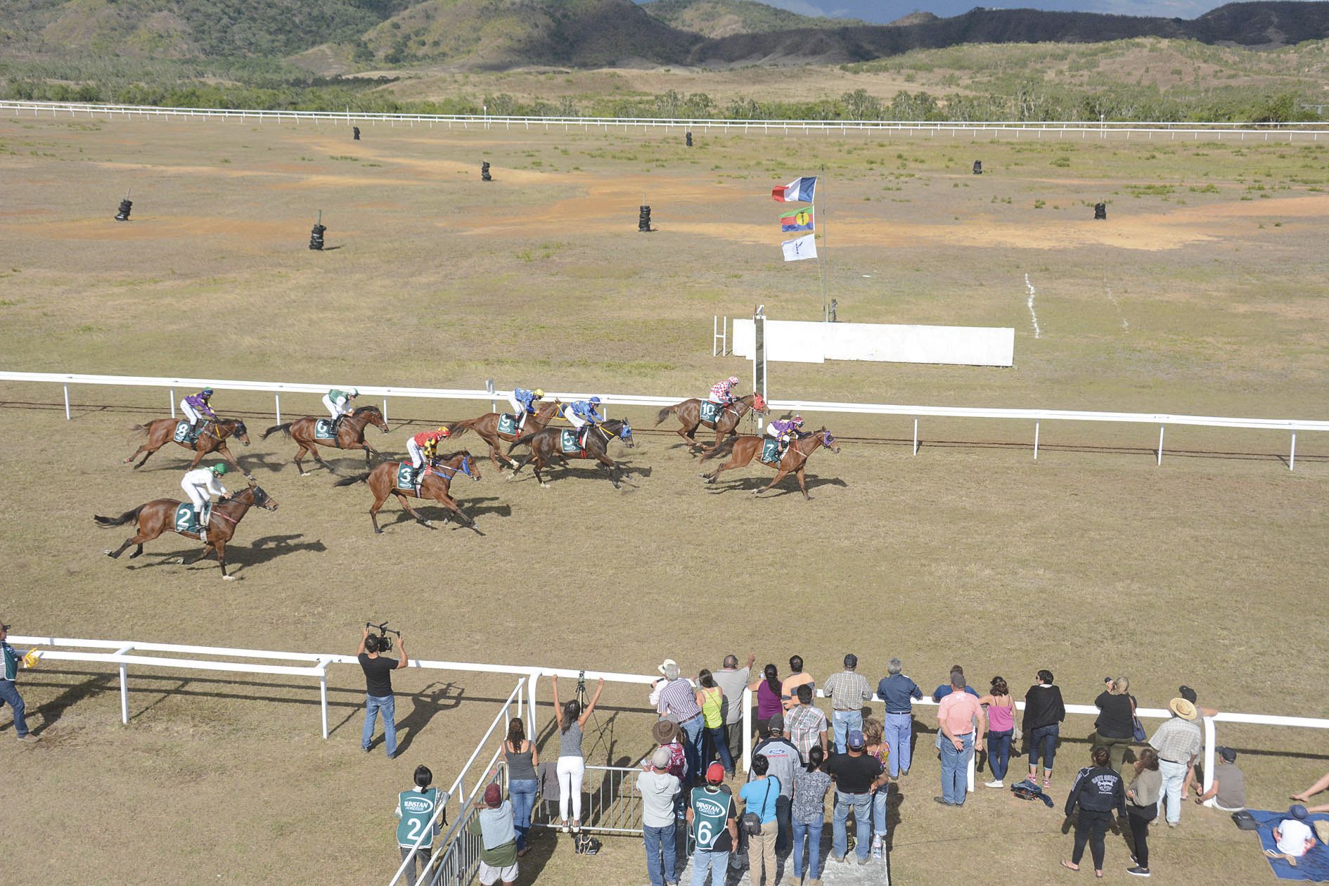 La 9e course (1 800 mètres), avant-dernière de la journée, a été gagnée par Gold Tiara (Nouvelle-Zélande), montée par Devin Ashby et entraînée par Nadir Boufeneche.