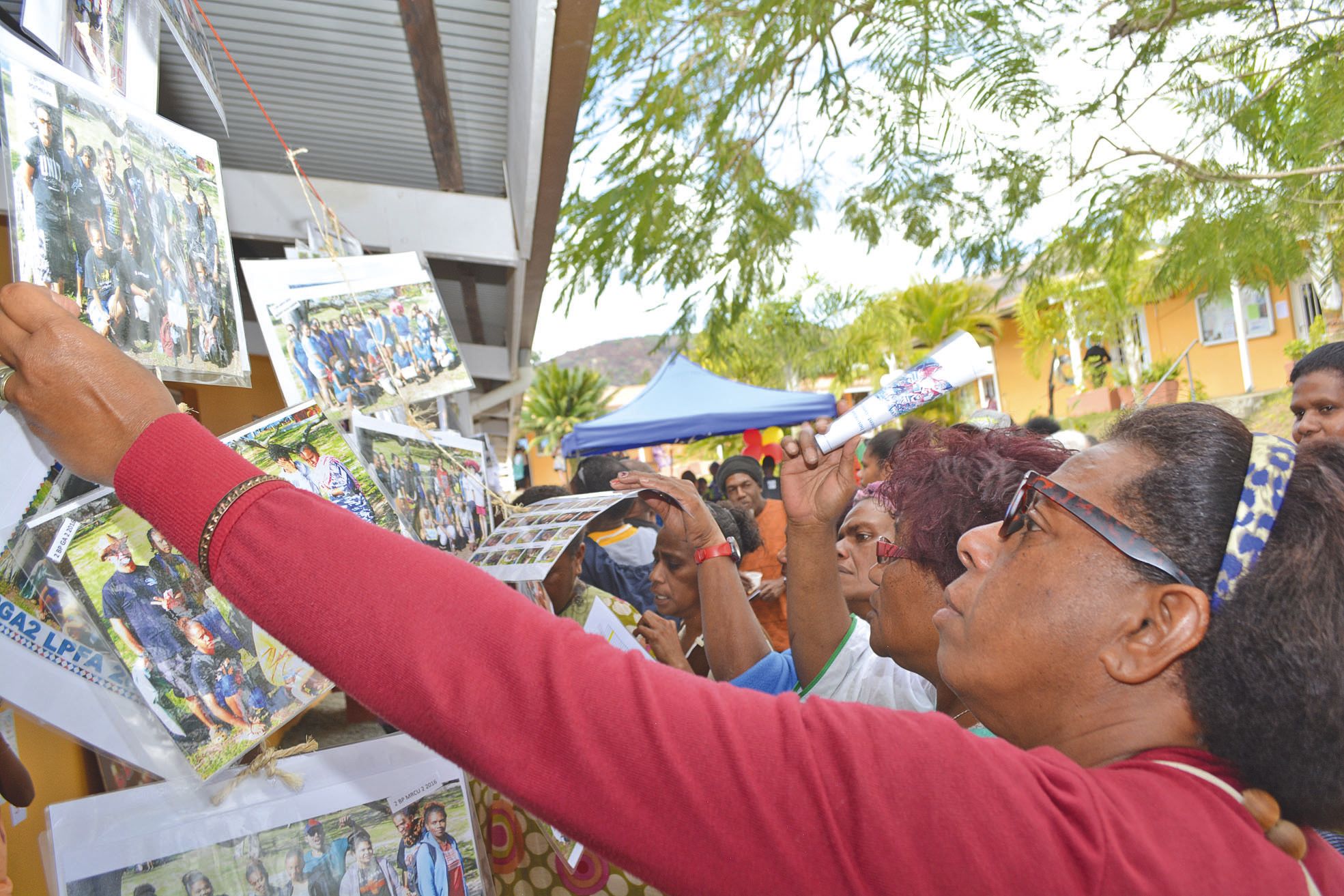 L’exposition de photos a permis aux nombreux visiteurs  de se replonger dans le passé de l’établissement.