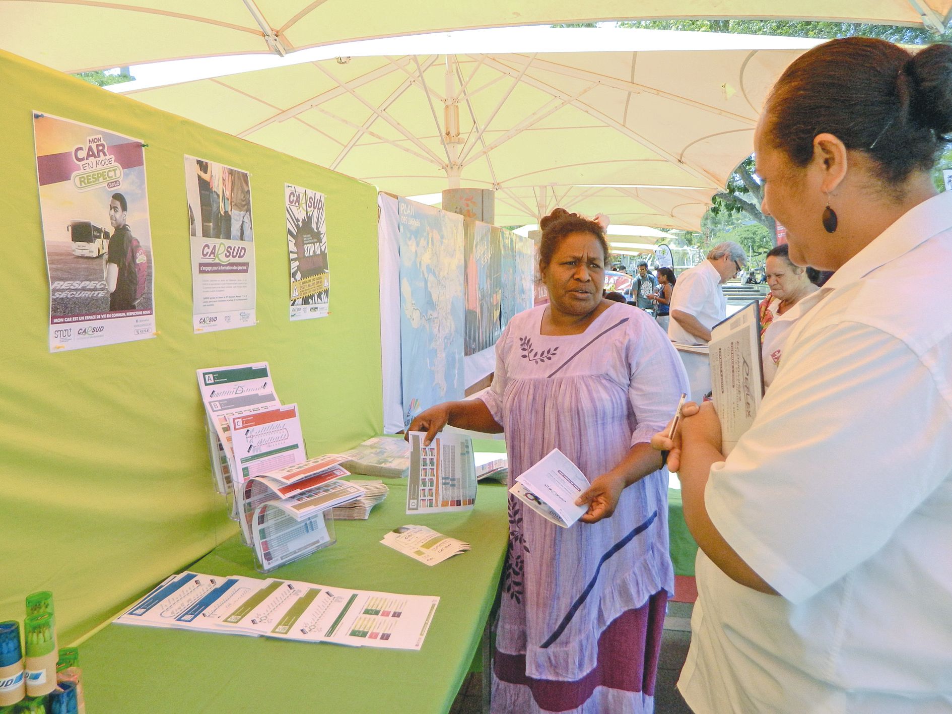 Carsud a présenté ses initiatives en matière d’écologie, comme le « challenge vert », une sorte de jeu qui encourage les chauffeurs à adapter leur conduite pour limiter les émissions de CO2.