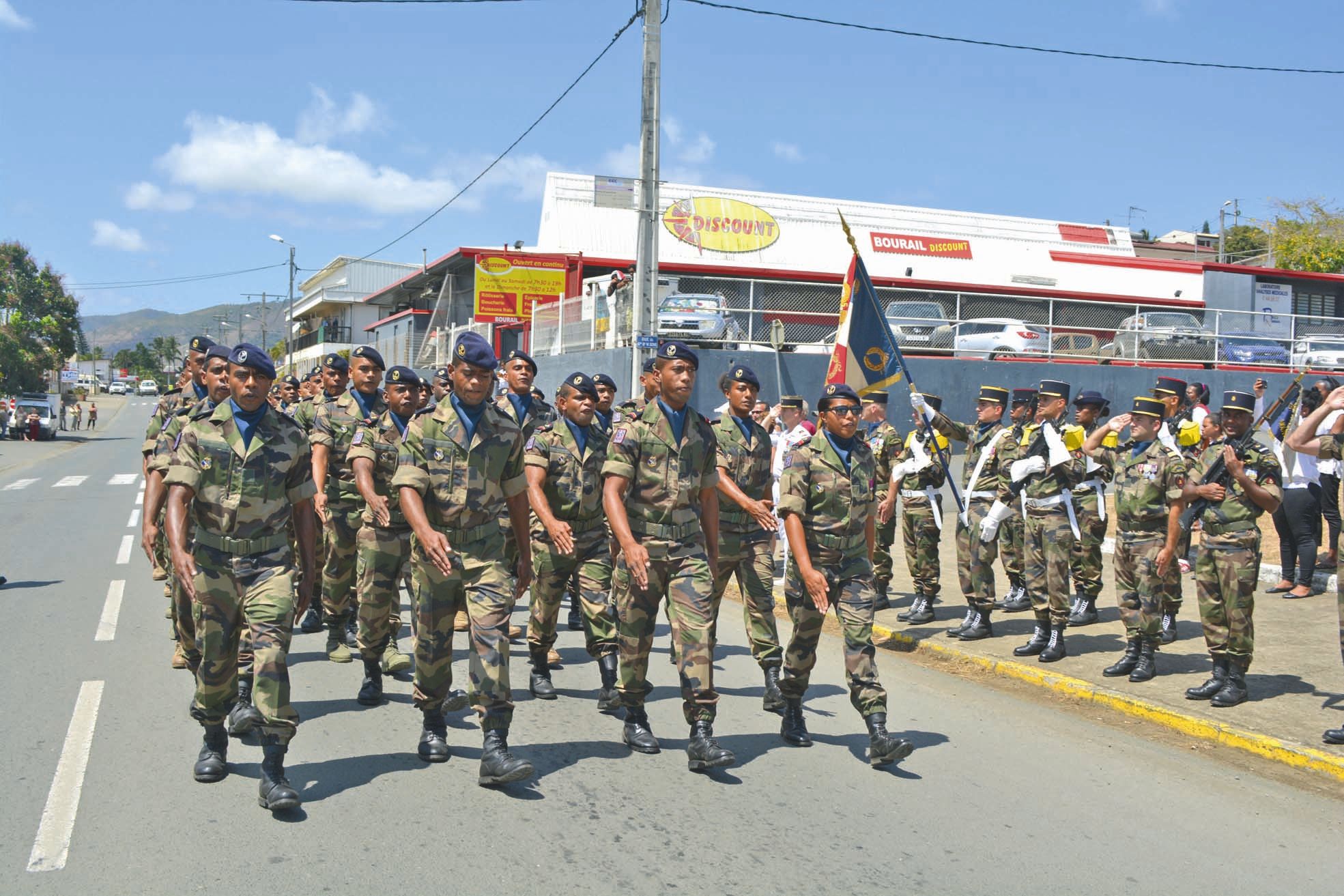 Un défilé à pied de la section des jeunes incorporés sur la RT1 a clos cette cérémonie empreinte d’émotion.
