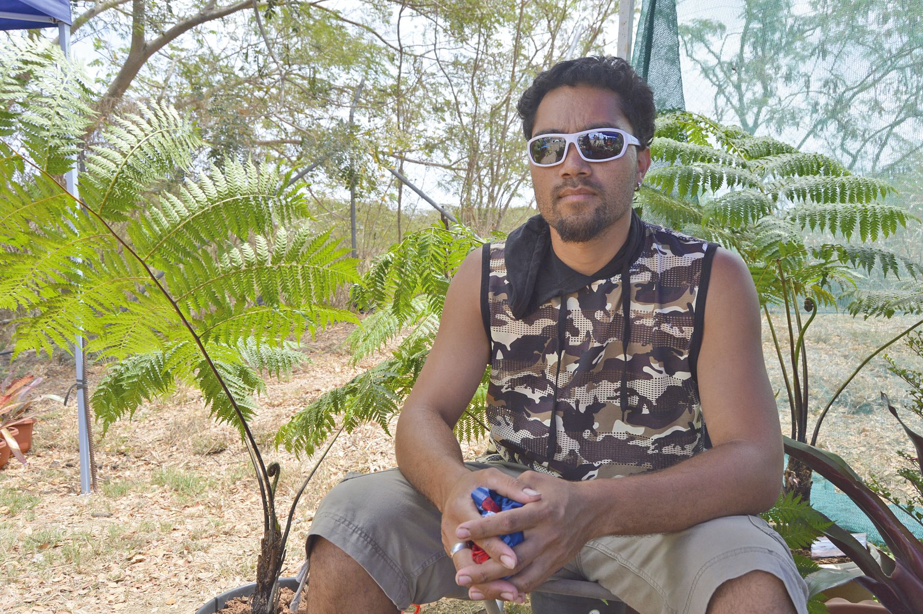 A 28 ans, Jef Pabority participait pour la première fois au salon de l’horticulture. « On m’a beaucoup demandé de fruitiers », témoigne ce jeune agriculteur de Touho qui présentait aussi des fougères et les plantes vertes des grand-mère.