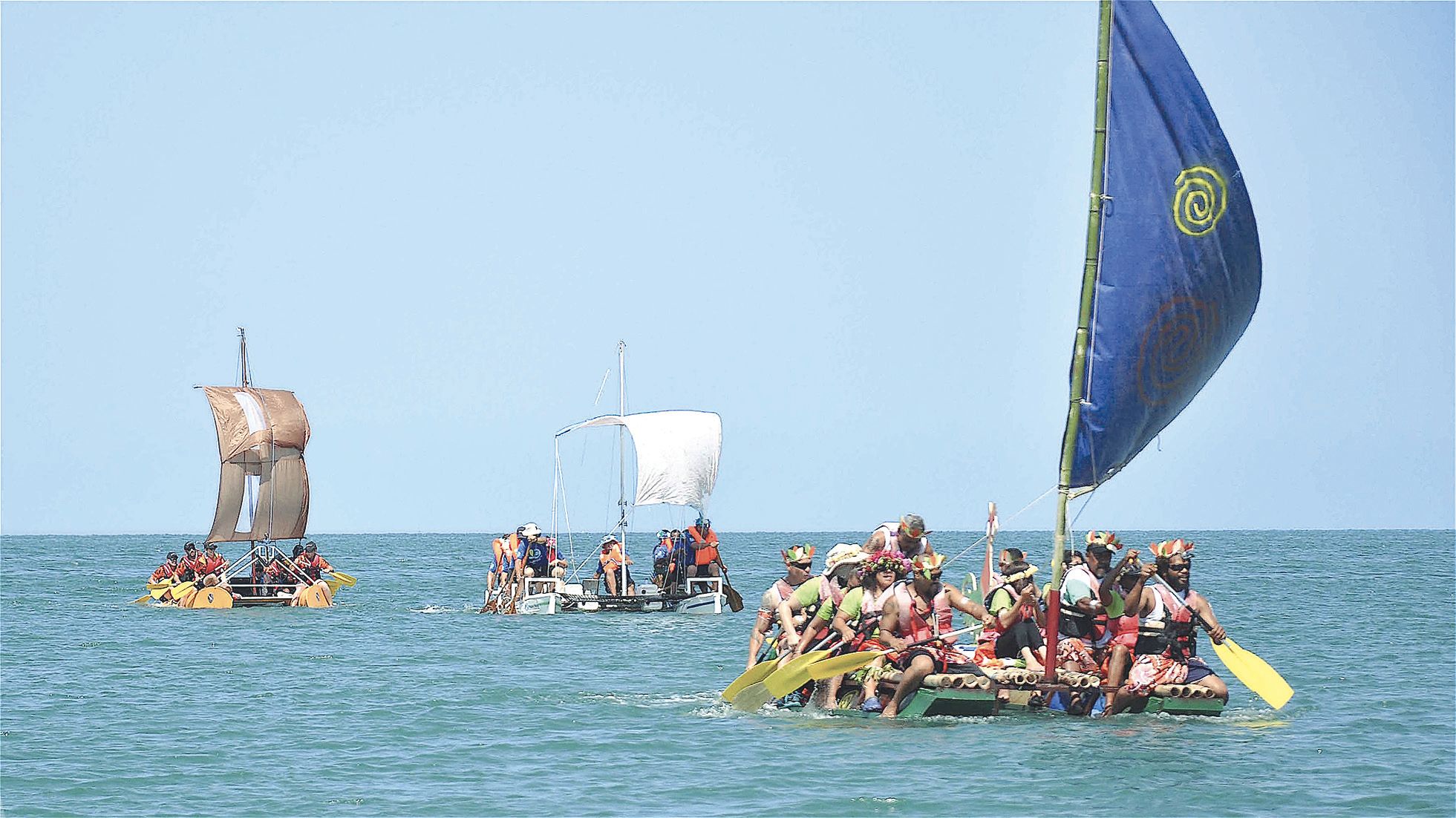 Les équipages ont donné le meilleur d’eux-mêmes, ramant et pédalant, afin de prendre l’ascendant sur leur rival direct  et tenter de combler l’écart existant entre eux et le leader de la course. Le classement à l’arrivée : La Point à touque  le retour (DA