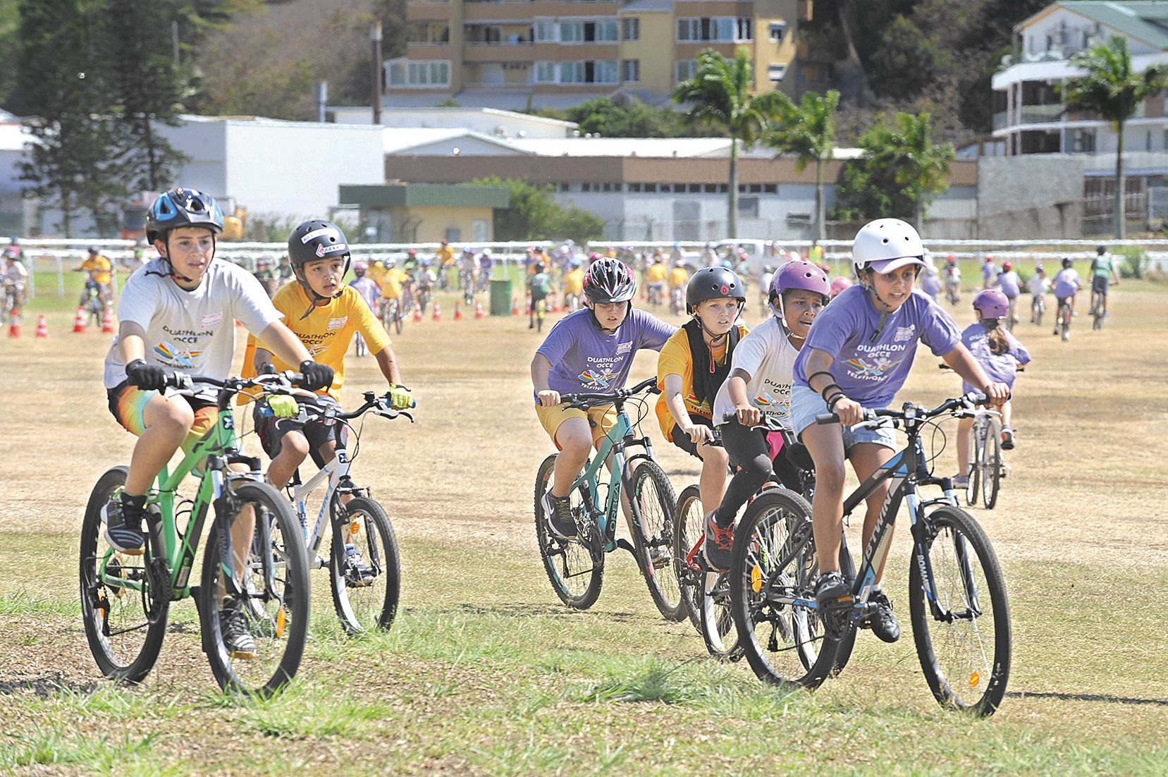 Pour l’OCCE qui, jusqu’à récemment, organisait ce duathlon à la Côte-Blanche, « l’hippodrome est un terrain de jeu parfait ». « On remercie la mairie de nous l’avoir mis à disposition, explique un responsable. L’événement prend  de l’ampleur d’année en an