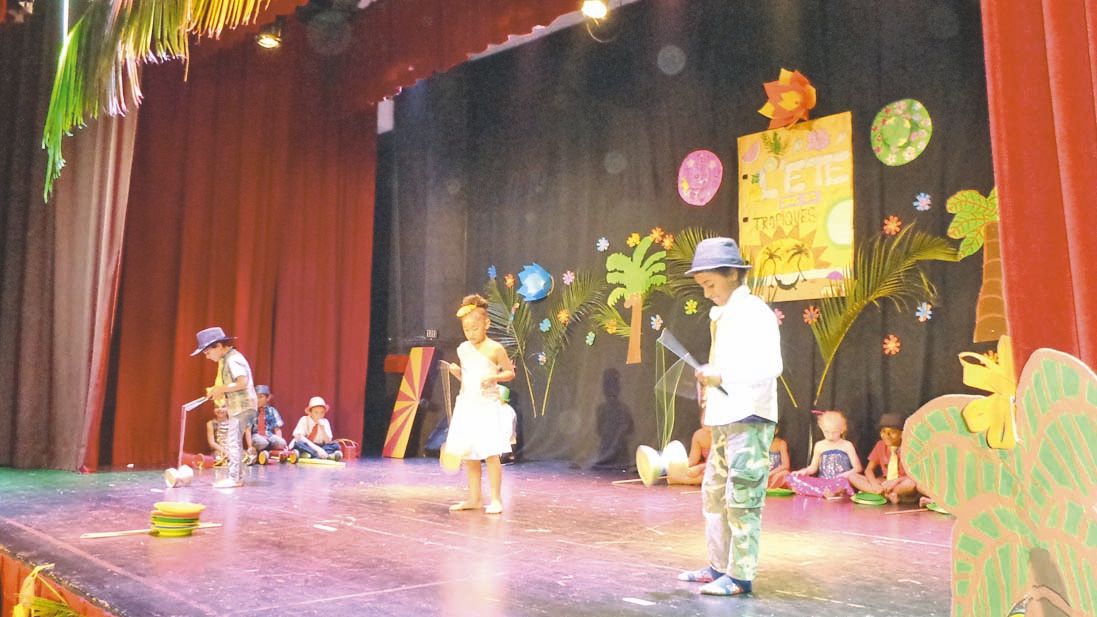 Mercredi, la scène du centre socioculturel a accueilli les enfants de l’école Notre-Dame, qui ont présenté un spectacle de cirque, résultat d’une initiation au cours de l’année.