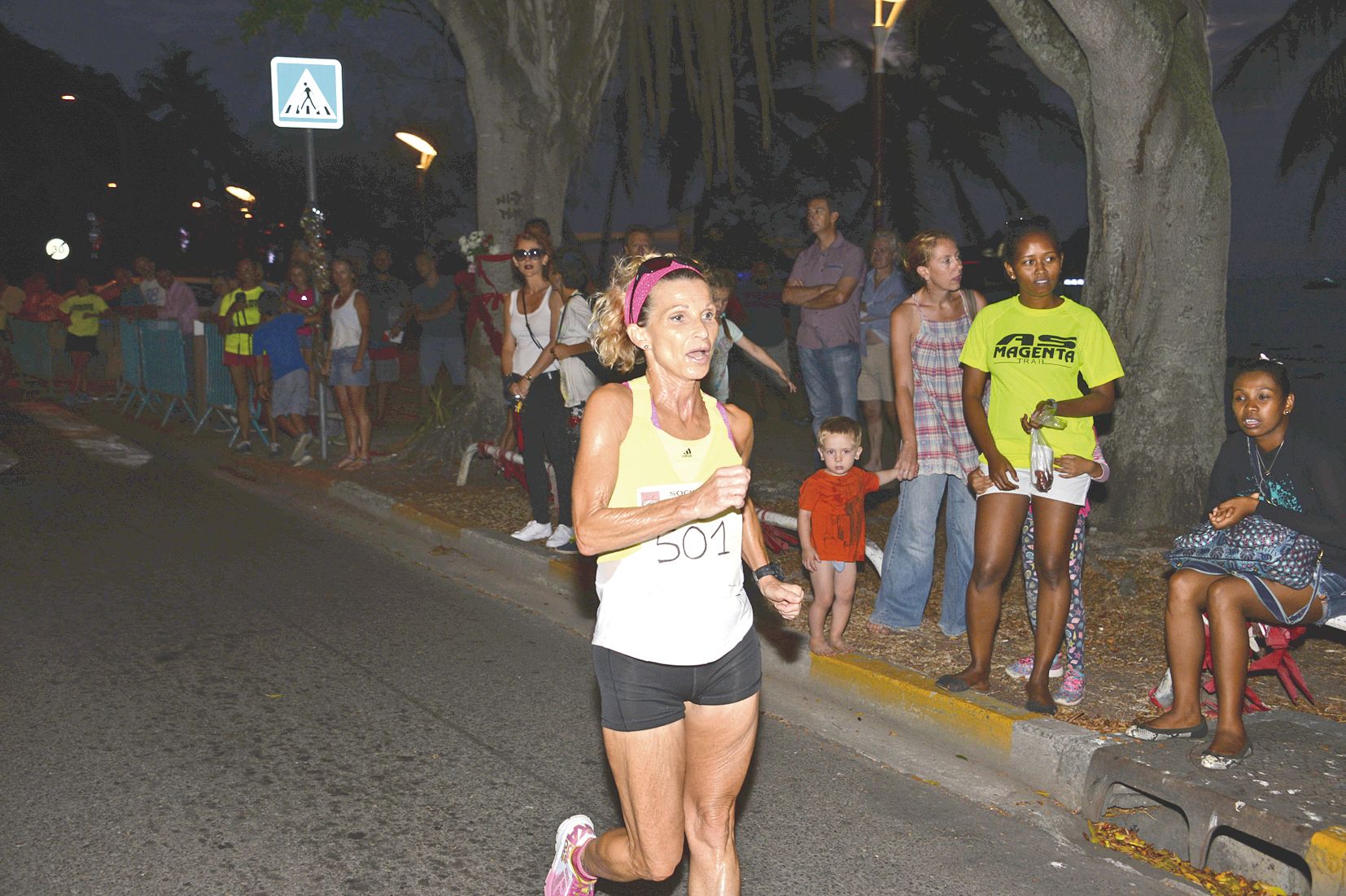Ils étaient quatre marcheurs athlétiques présents lors de la Corrida des plages, deux hommes et deux femmes. 