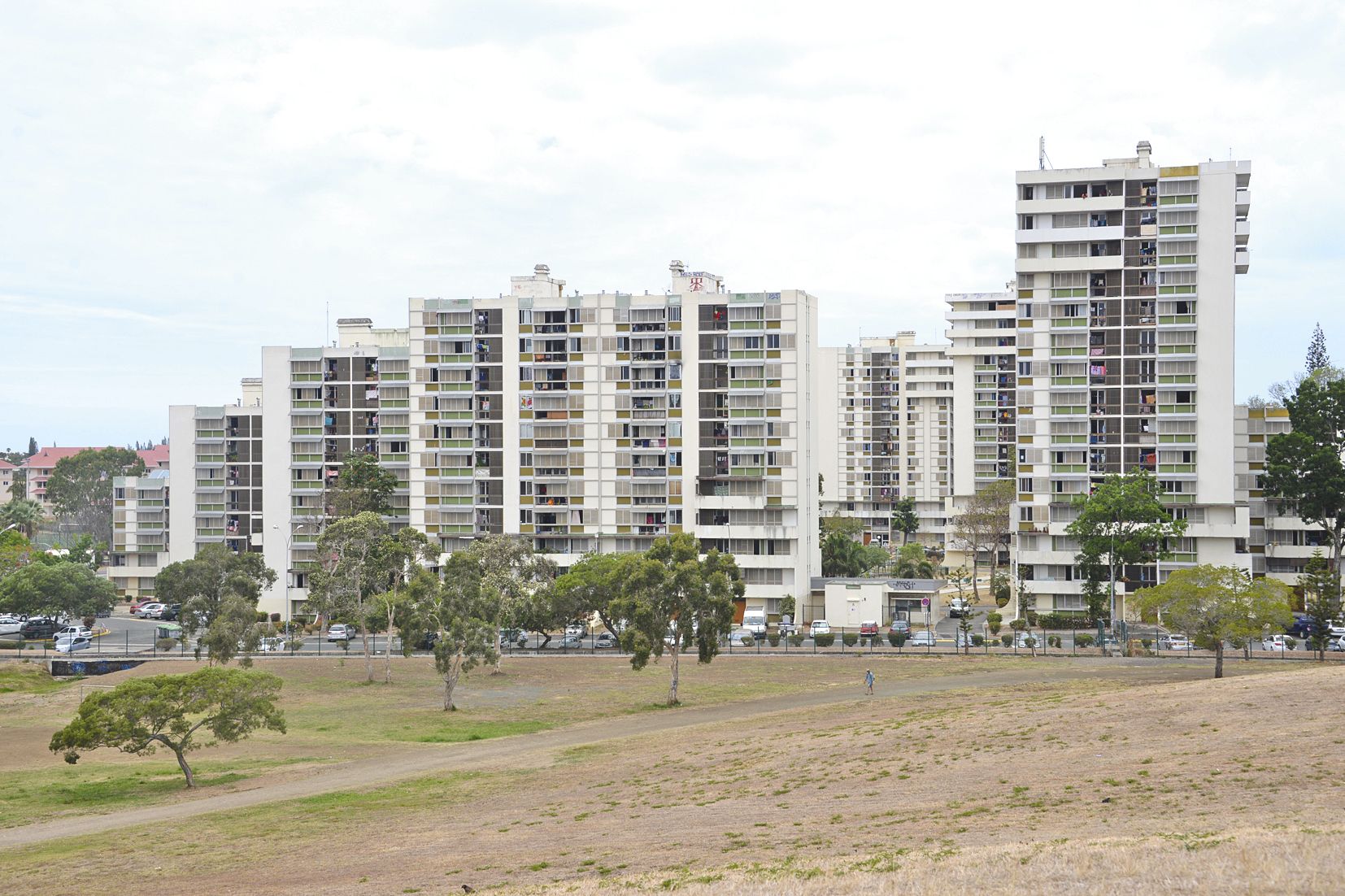 Les tours de Magenta ont commencé à sortir de terre en 1971 sur l’ancienne plaine Unger, rebaptisée plaine Tonnelier. Les premiers occupants ont pris possession des lieux en 1973. En 1975, la cité représente quinze tours, 844 logements, et près de 3 000 h