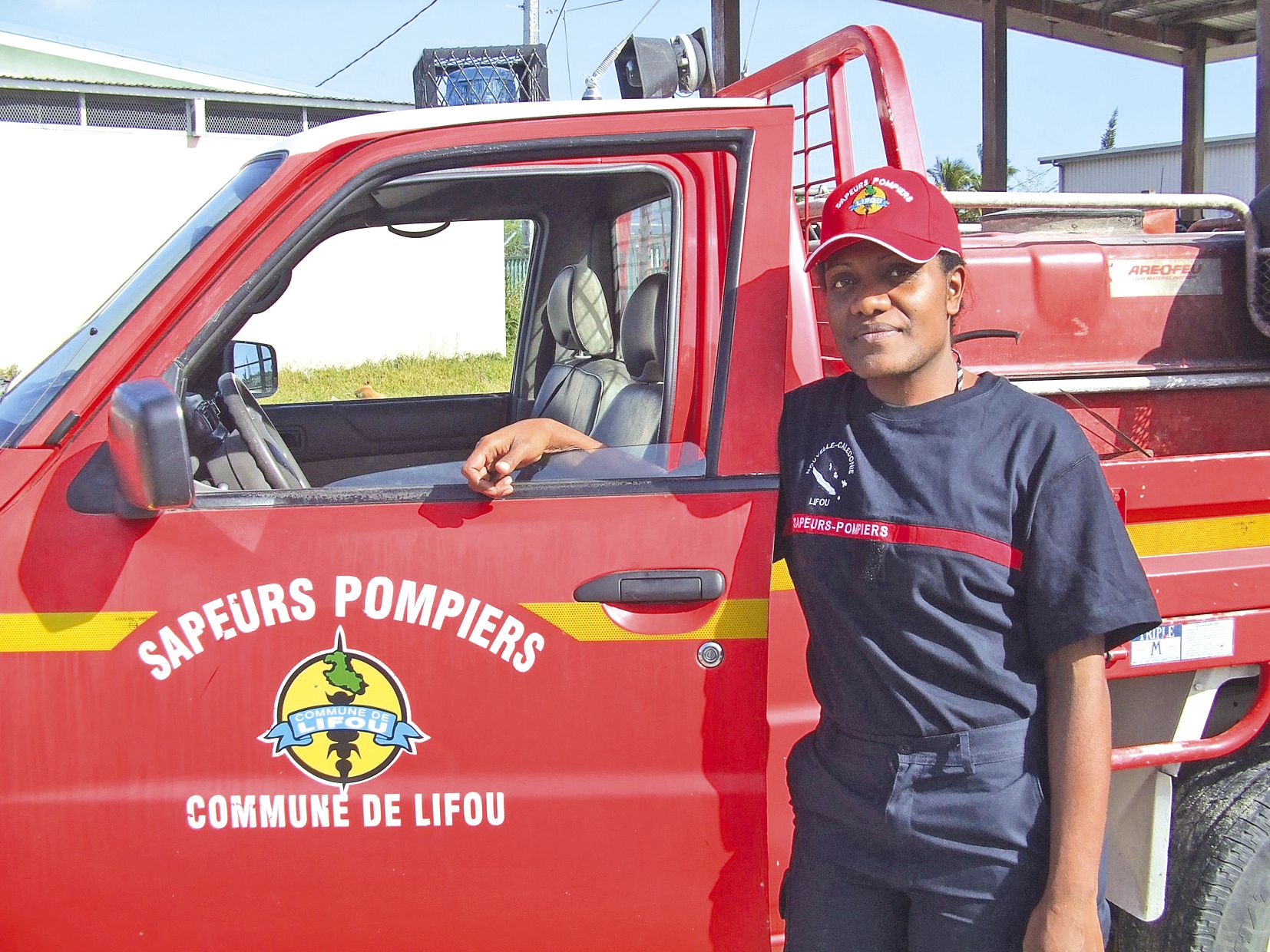 Cela va faire quatre ans que Florenda Huliwa porte les couleurs du centre d’incendie et de secours de Lifou.