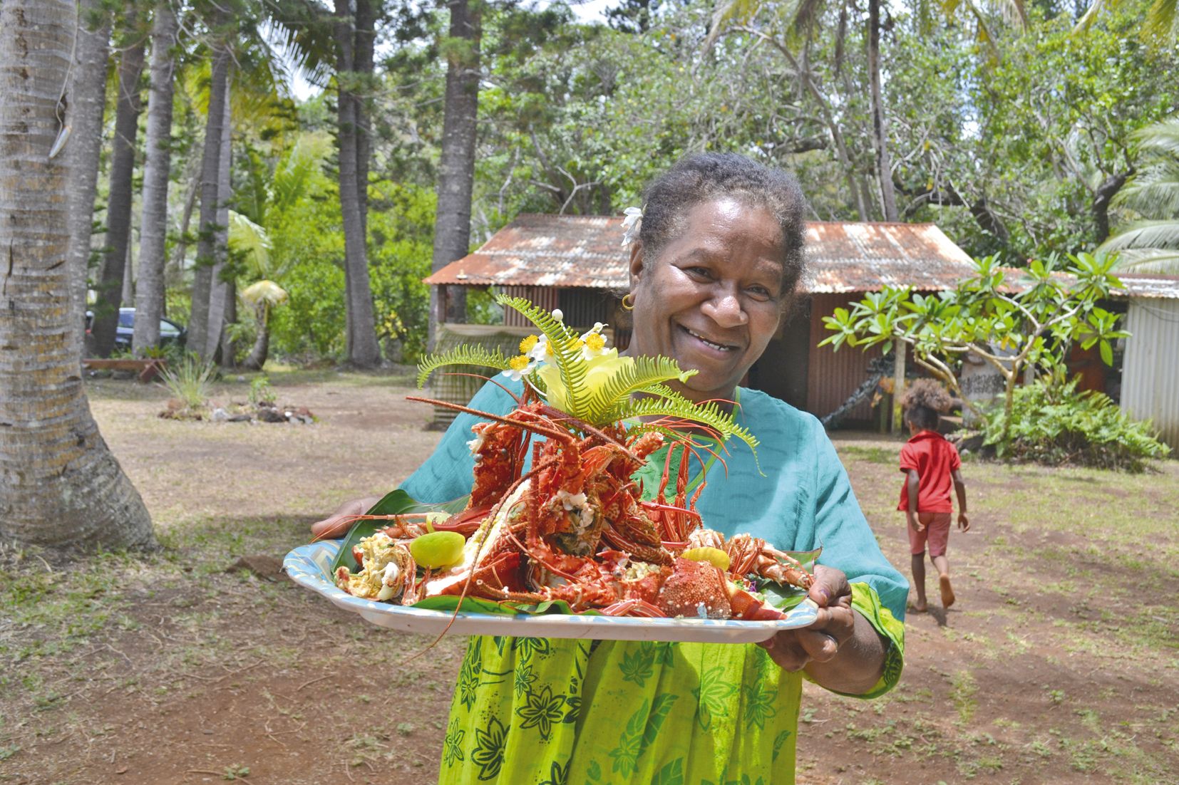 Les plats de langoustes ont fait une entrée (très) remarquée lors du repas préparé, hier, par les mamans.