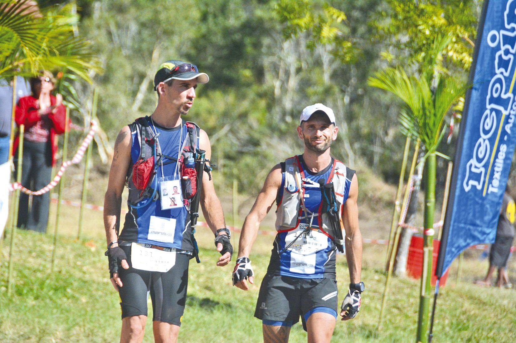 C’est avec Franck Santos (gauche) que Damien Boutellier a remporté les 20 km de la 23e Gigawatt, en octobre dernier.