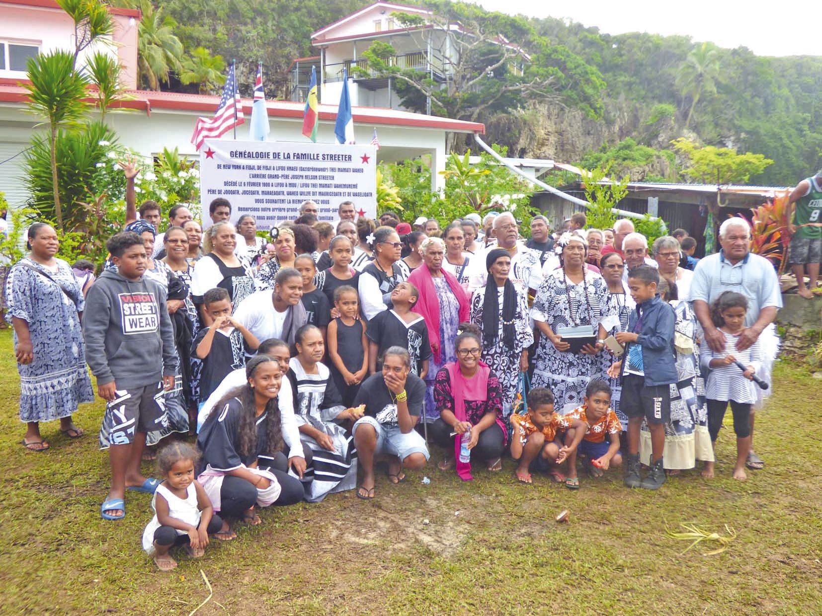 La descendance de Joo Streeter, second fils de Joseph Nelson Streeter, était en noir et blanc.