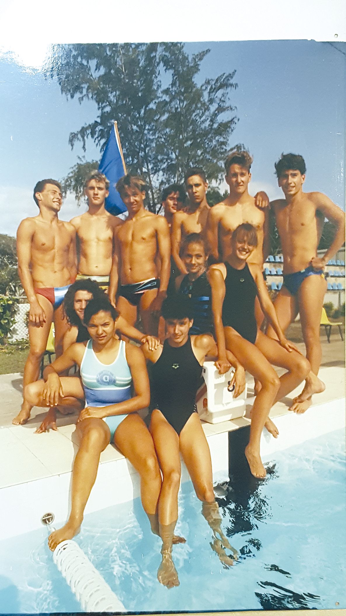 En Papouasie lors des Jeux de 1991, la Calédonie avait dans ses rangs Diane Bui-Duyet (au centre) alors âgée de 13 ans.