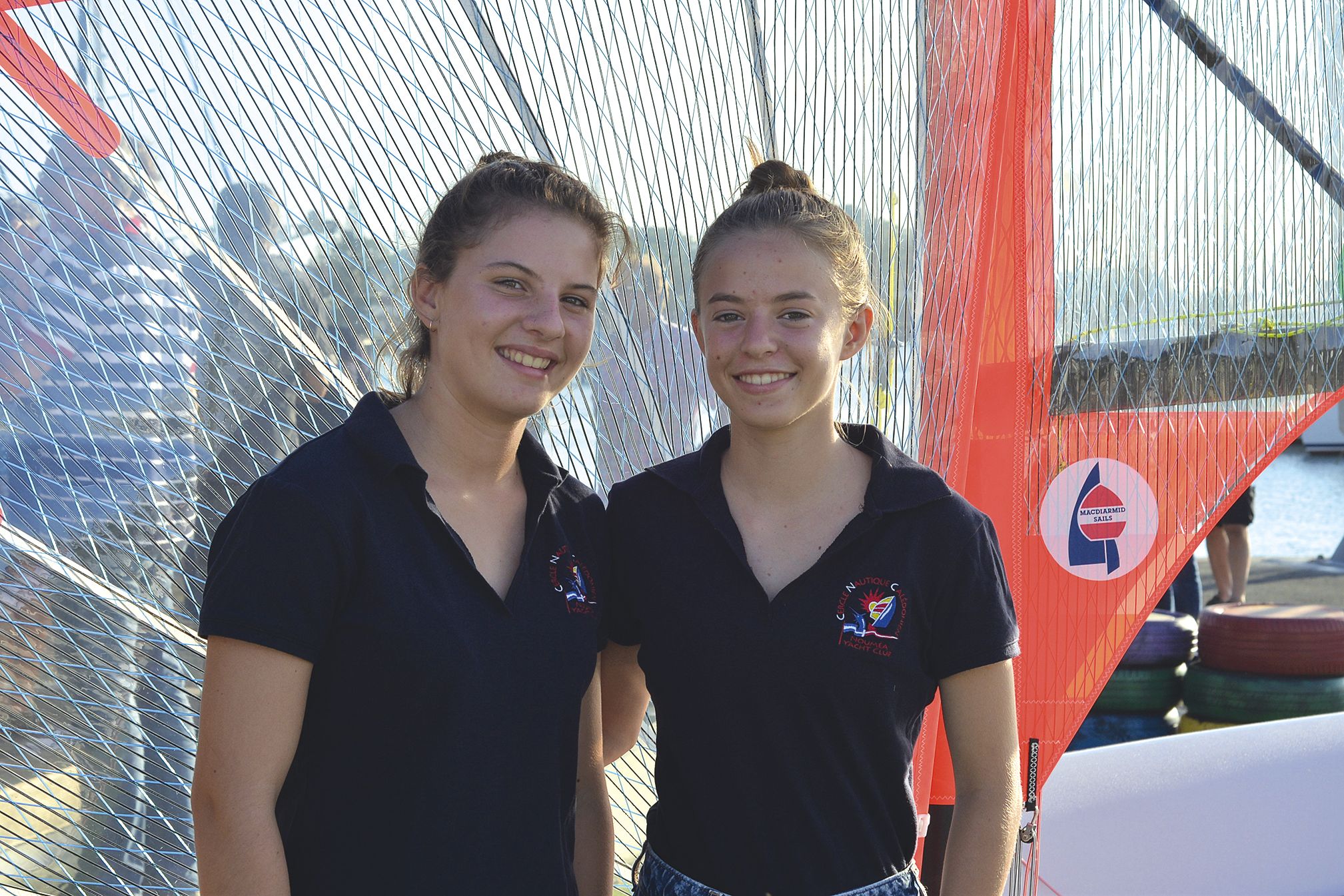 Emilie Bouchet et Fleur Tron ont participé pour la première fois à une compétition en 29er en janvier dernier à Brisbane.