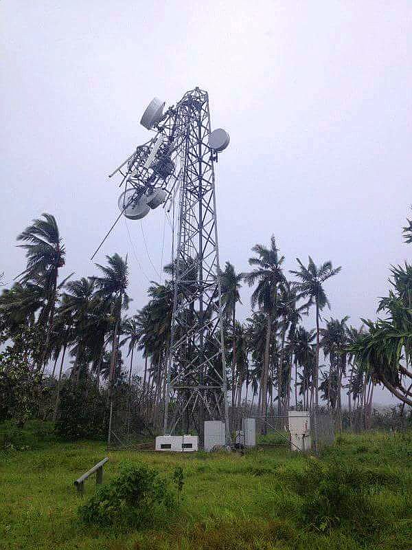Le relaistélécoms de Malekulava devoir subir d’importantesréparations.
