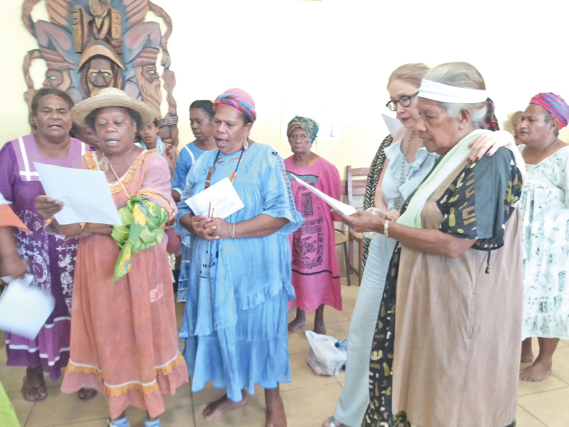 Un chant a conclu cette matinée d’échanges.