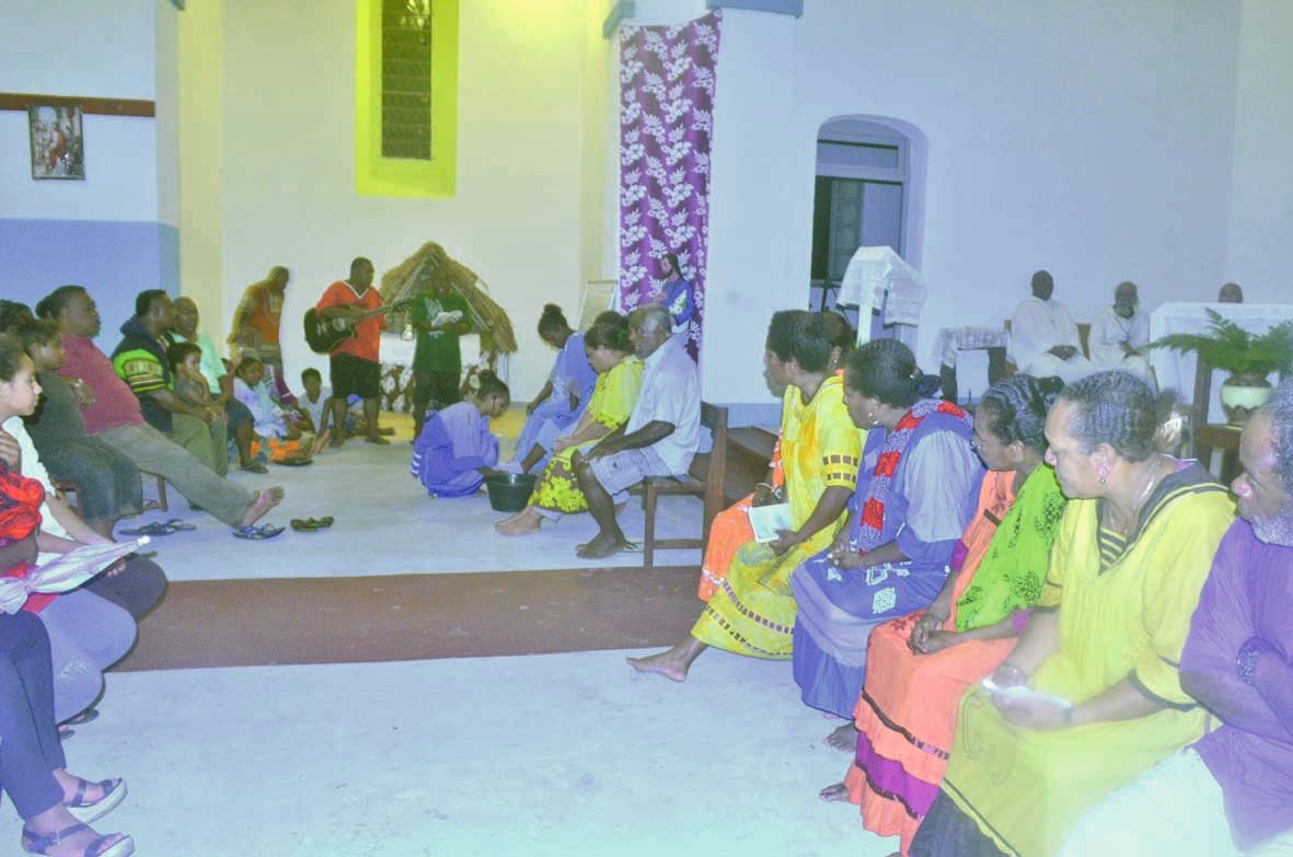 La messe du Jeudi saint, le 29 mars, a lancé la célébration pascale à Medu avec le rite du lavement des pieds, en lien avec le dernier repas de Jésus avec ses apôtres.