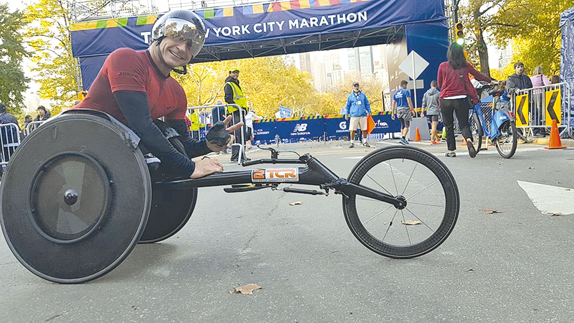 Lors de son dernier marathon, à New York en novembre dernier, Pierre Fairbank avait fini 6e en 1h 39’58’’.