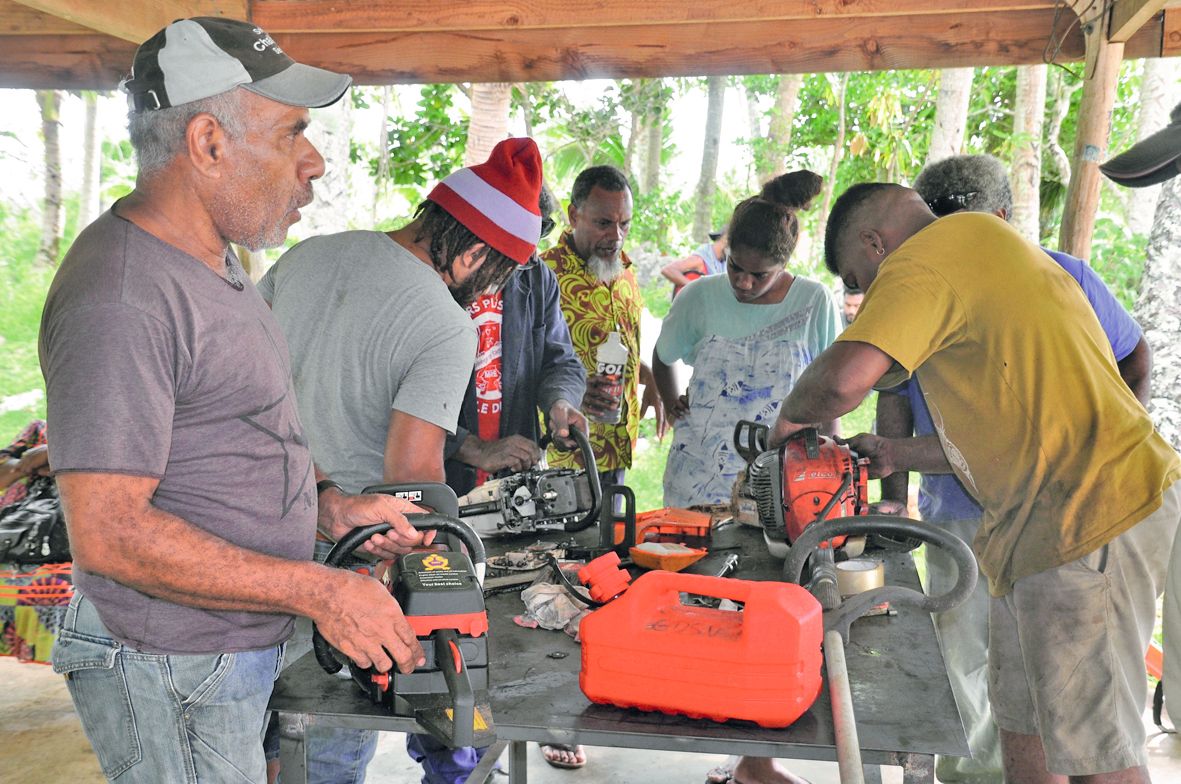 Chaque matériel a été diagnostiqué, puis les pièces à acheter ont été listés.