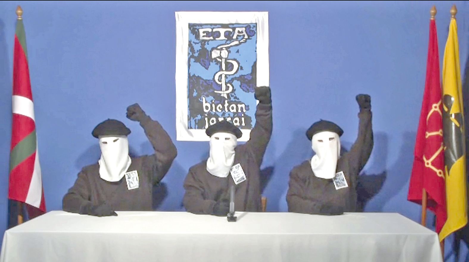 Une image envoyée le 20 octobre 2011 par des militants. Symbole, pour beaucoup, de la violence qui a duré près de soixante ans.AFP/GARA.NET