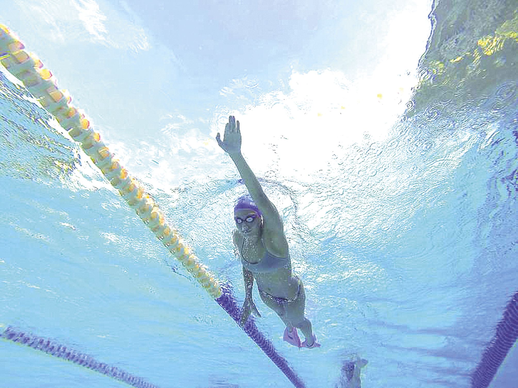 Emma Terebo, ici à l’entraînement à Nouméa il y a bientôt un an et demi. Photo archives LNC sports