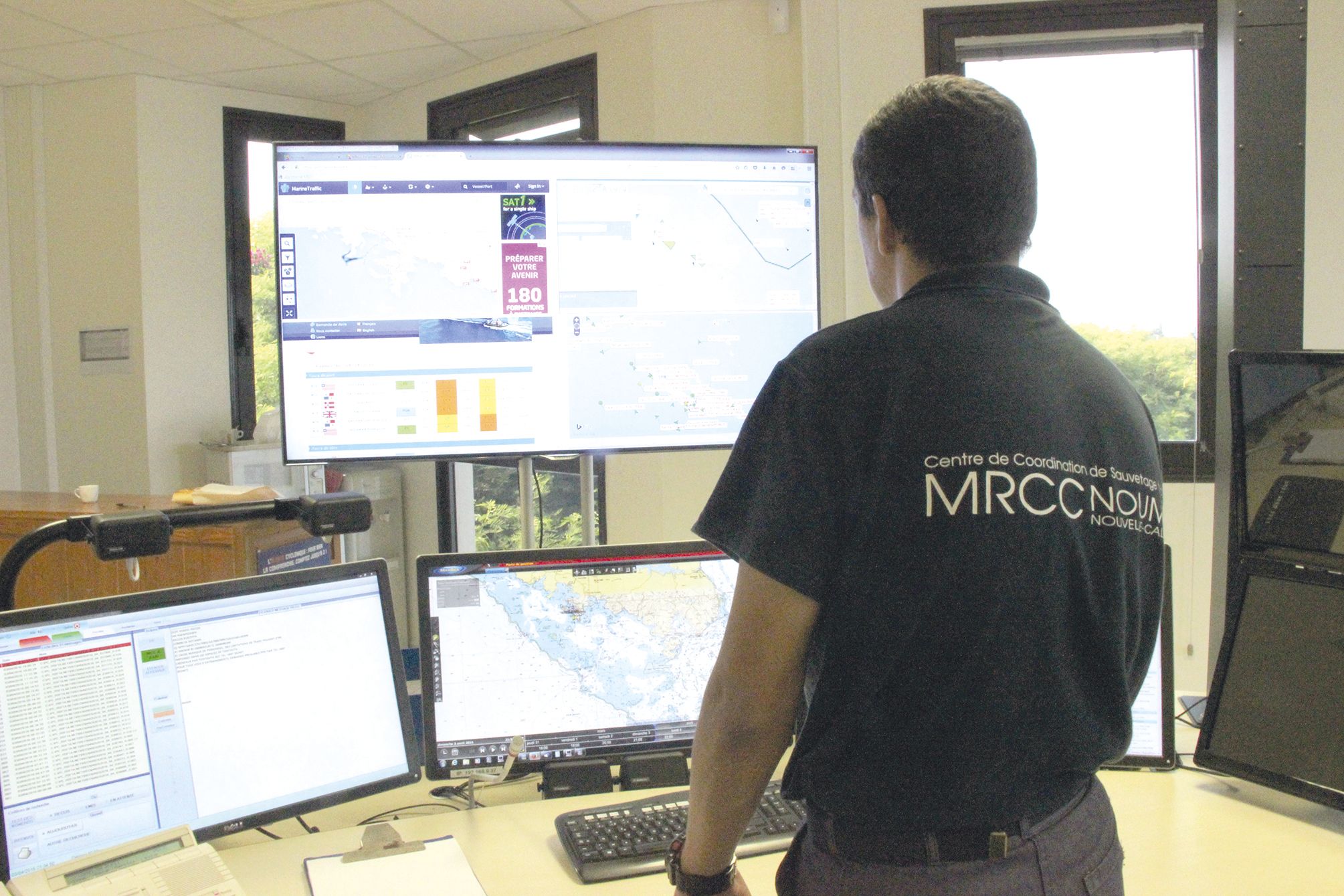 Les bureaux du MRCC sont à la pointe de l’Artillerie, à Nouméa.Archives LNC