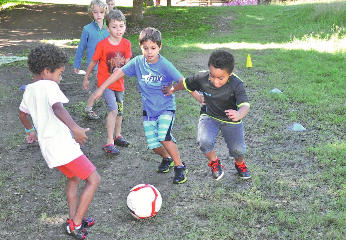 Même si le kid-foot n’est pas le thème choisi, il demeure bien l’activité ludique  et sportive chouchou des enfants.