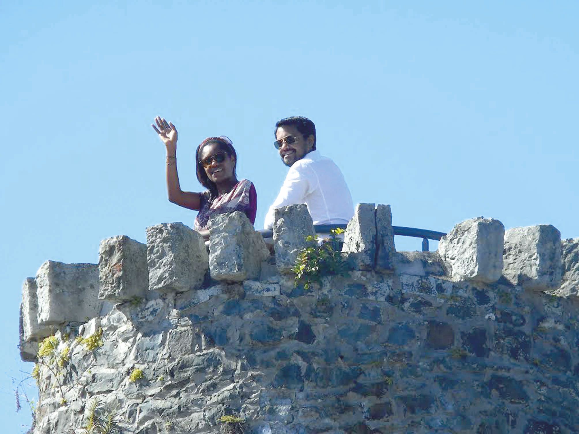 Il était possible d’accéder au haut de la tour pour observer les alentours du fort.