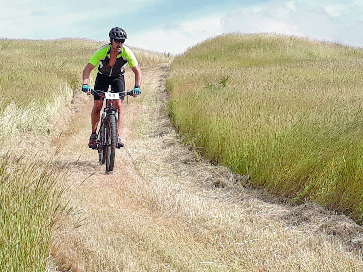 Jonathan Berger, membre de l’équipe vainqueur les Daguets,  a fait le meilleur temps au tour.