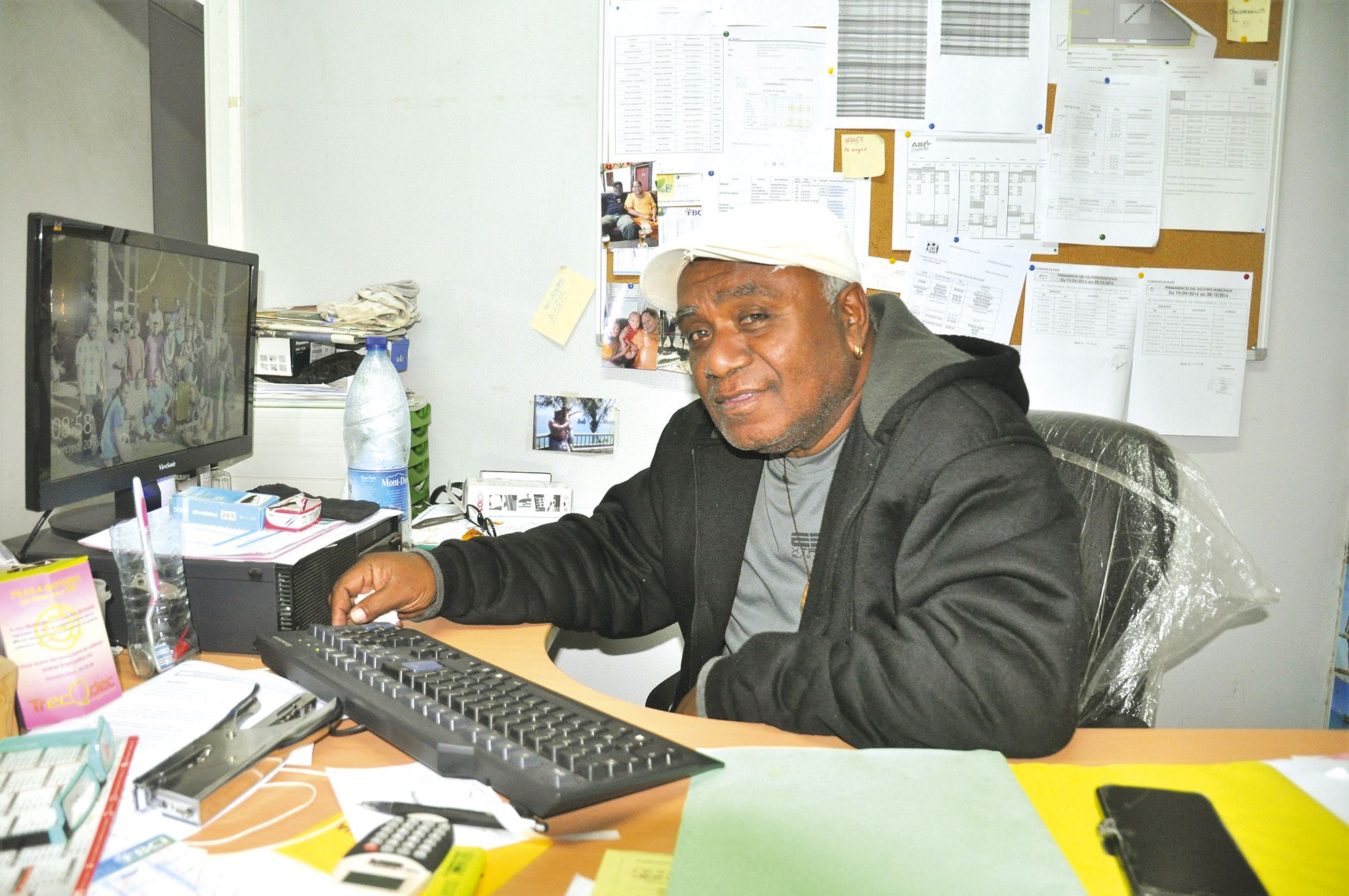 Jean Waheo est le chef du service Moyens à la mairie de Maré.